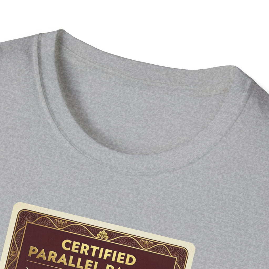Vintage Airplane T-Shirt — "Certified Parallel Parker" Retro Pilot Tee