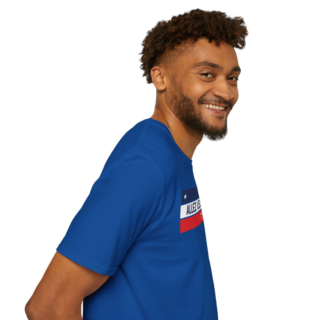 T-Shirt — Allez Les Bleus French Flag Soccer Supporter Tee