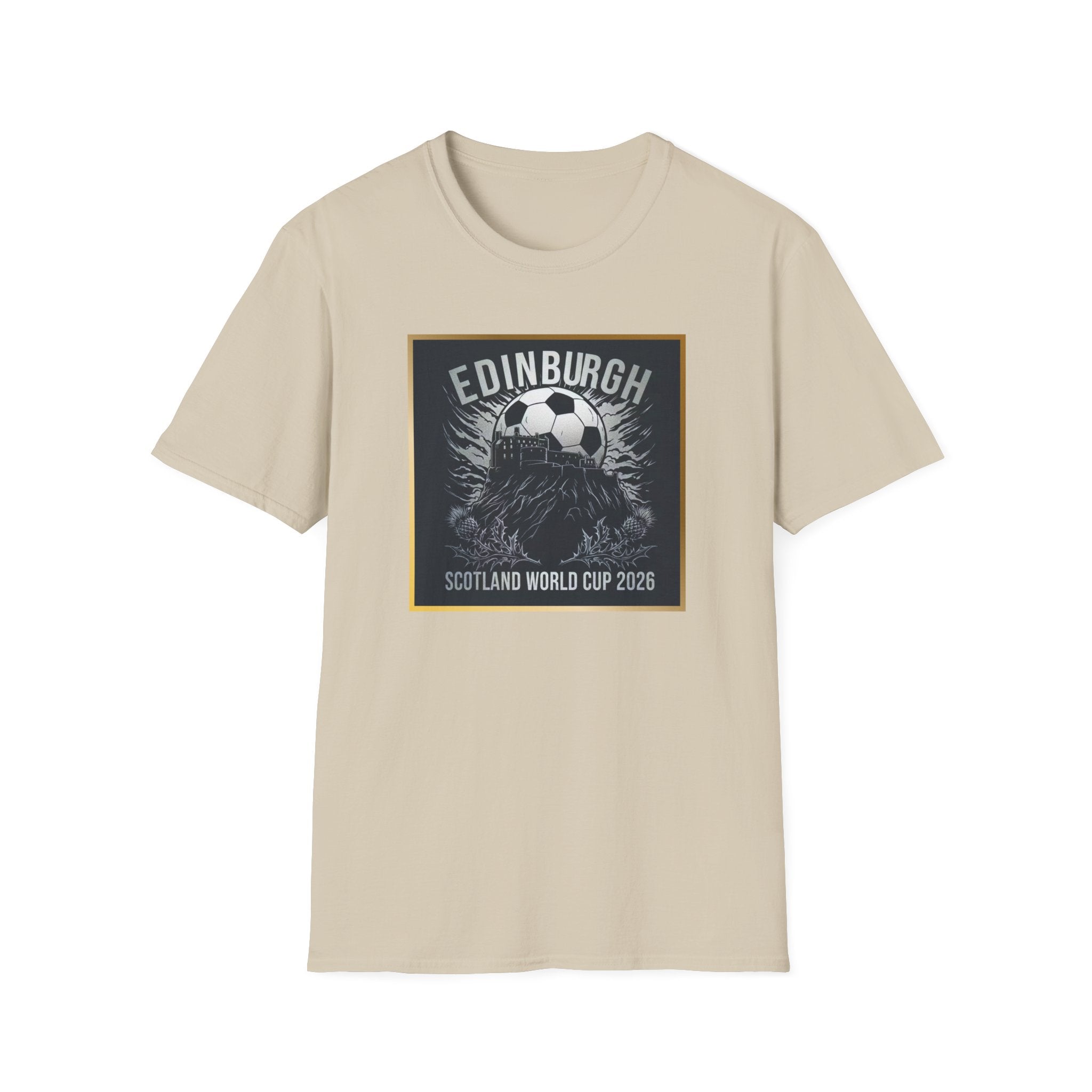 Edinburgh Soccer T-Shirt – Scotland World Cup 2026 Football Tee
