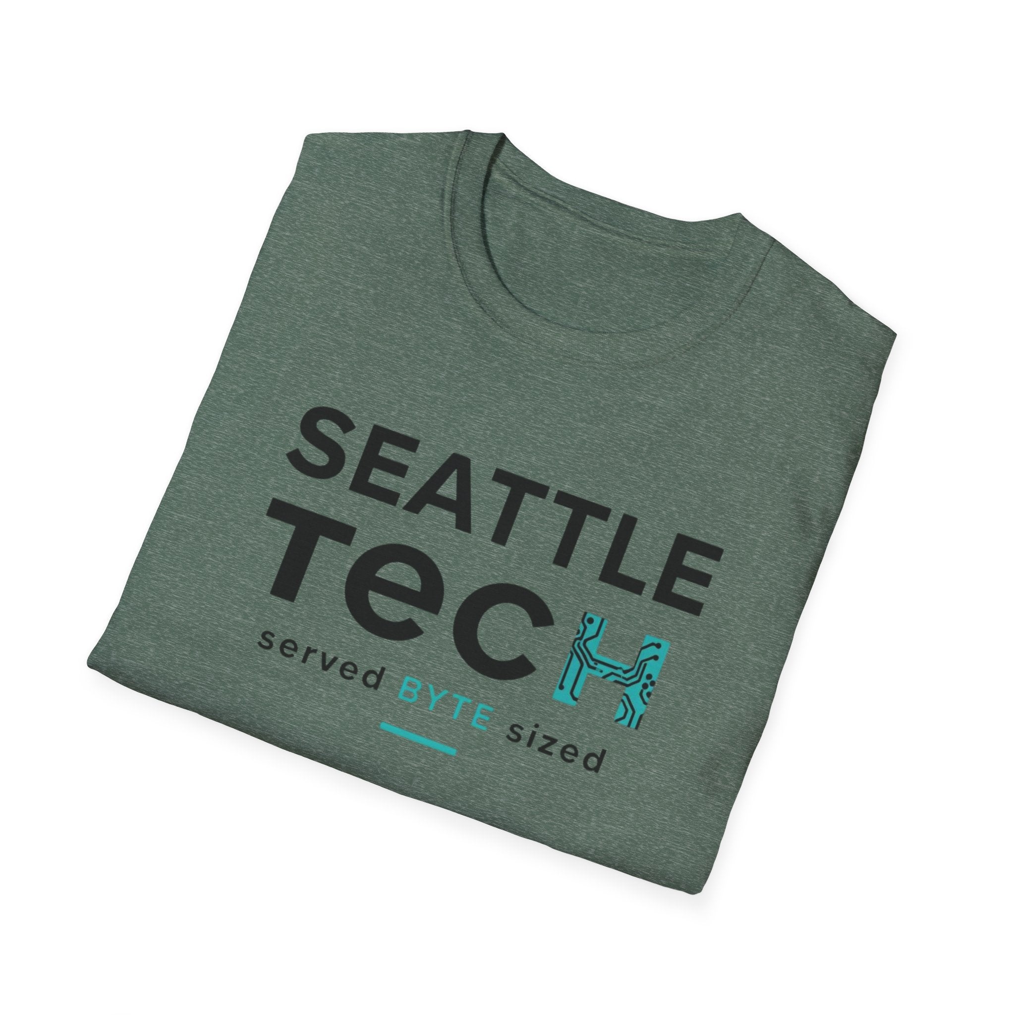 Seattle Tech T-Shirt — 'served BYTE sized' Techie Tee