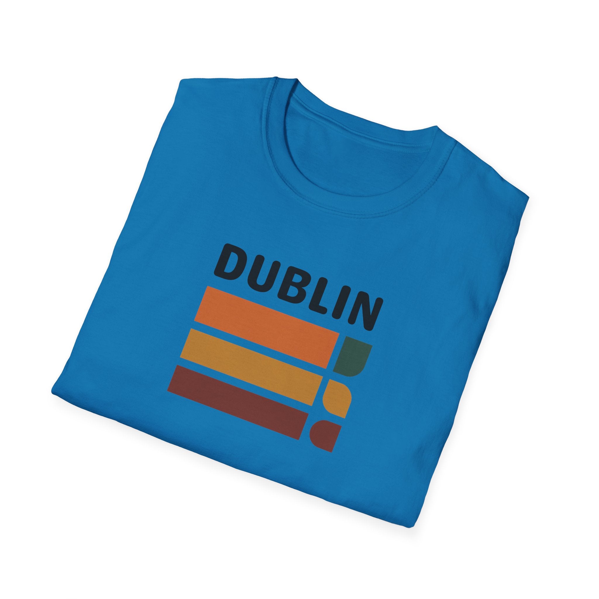 Dublin Retro Stripes T-Shirt | Irish City Graphic Tee
