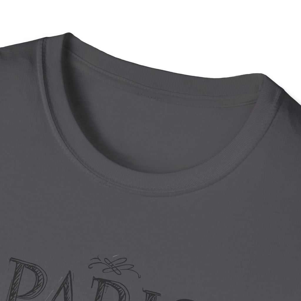 Paris Vintage Script T‑Shirt — "Dream in Every Direction"