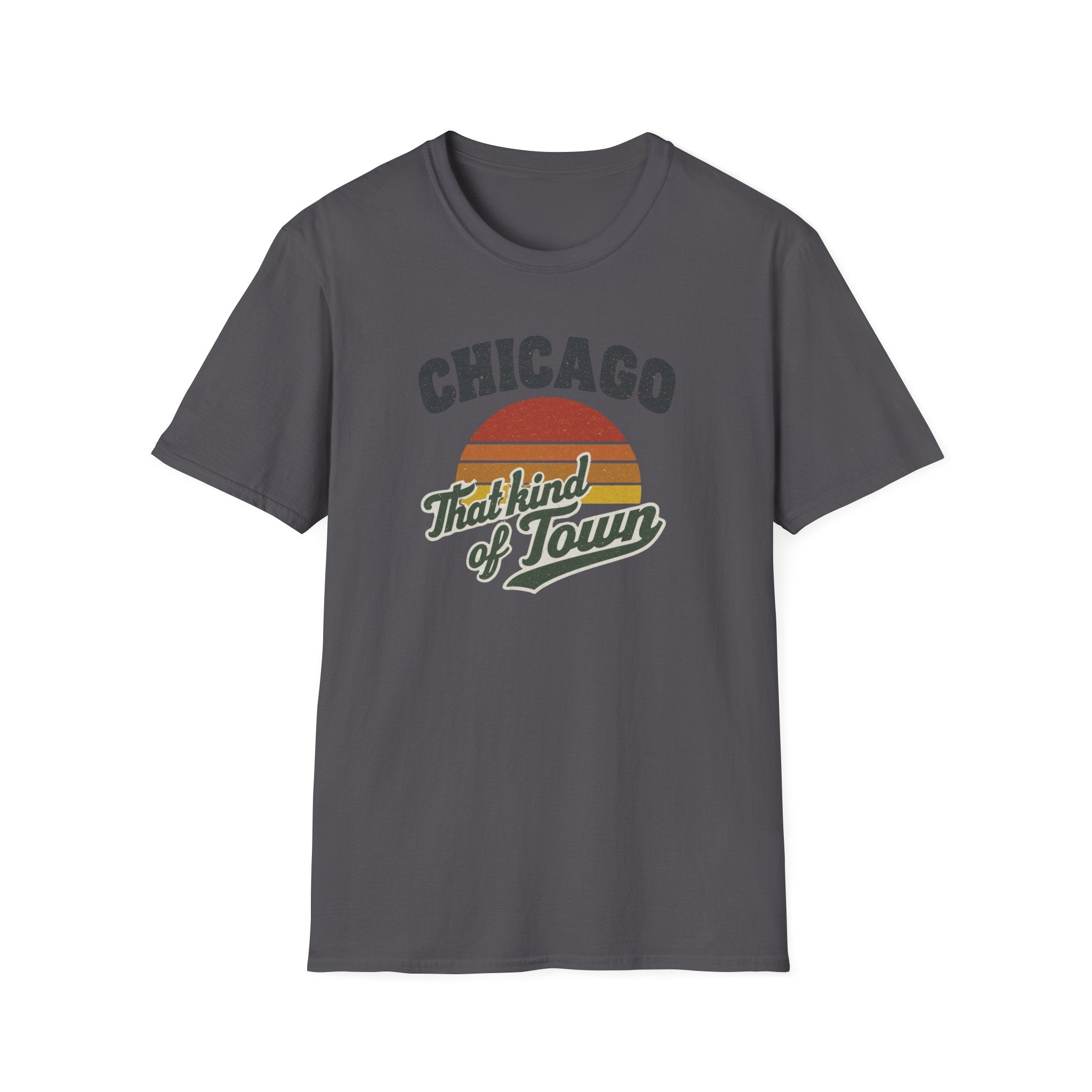 Chicago That Kind of Town Retro Sunset T-Shirt