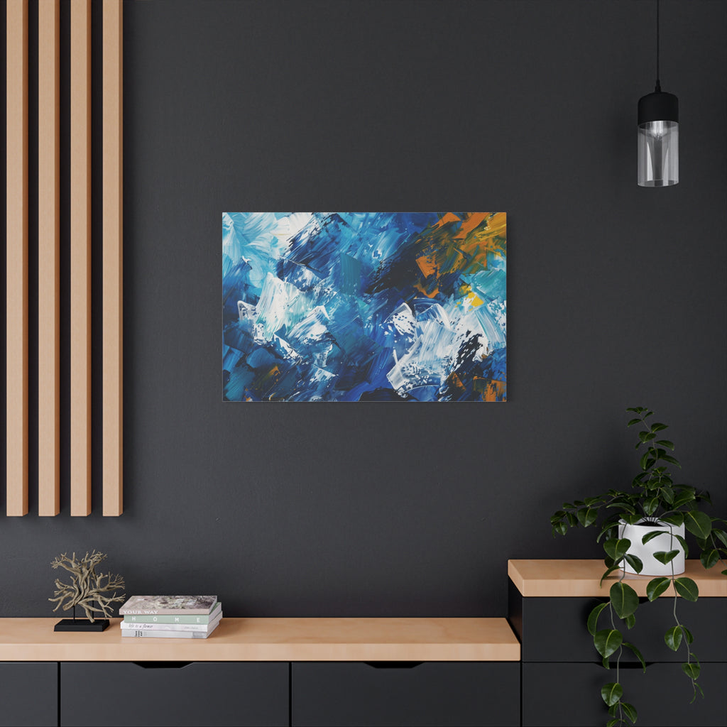 Abstract Painting Inspired by Munich and Bavarian Culture Stretched Canvas Wall Art