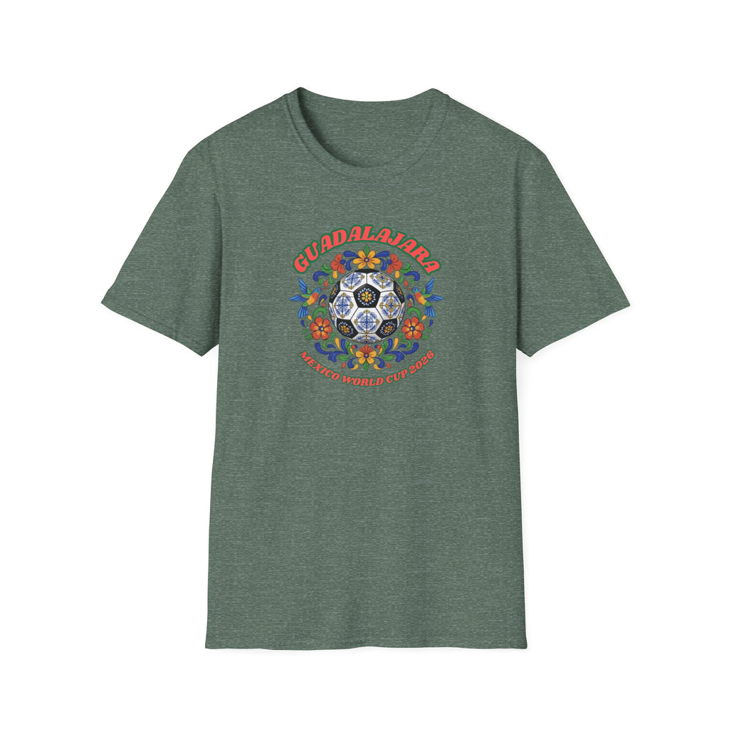 Day of the Dead Floral Soccer T-Shirt – Mexican Calavera Football Design