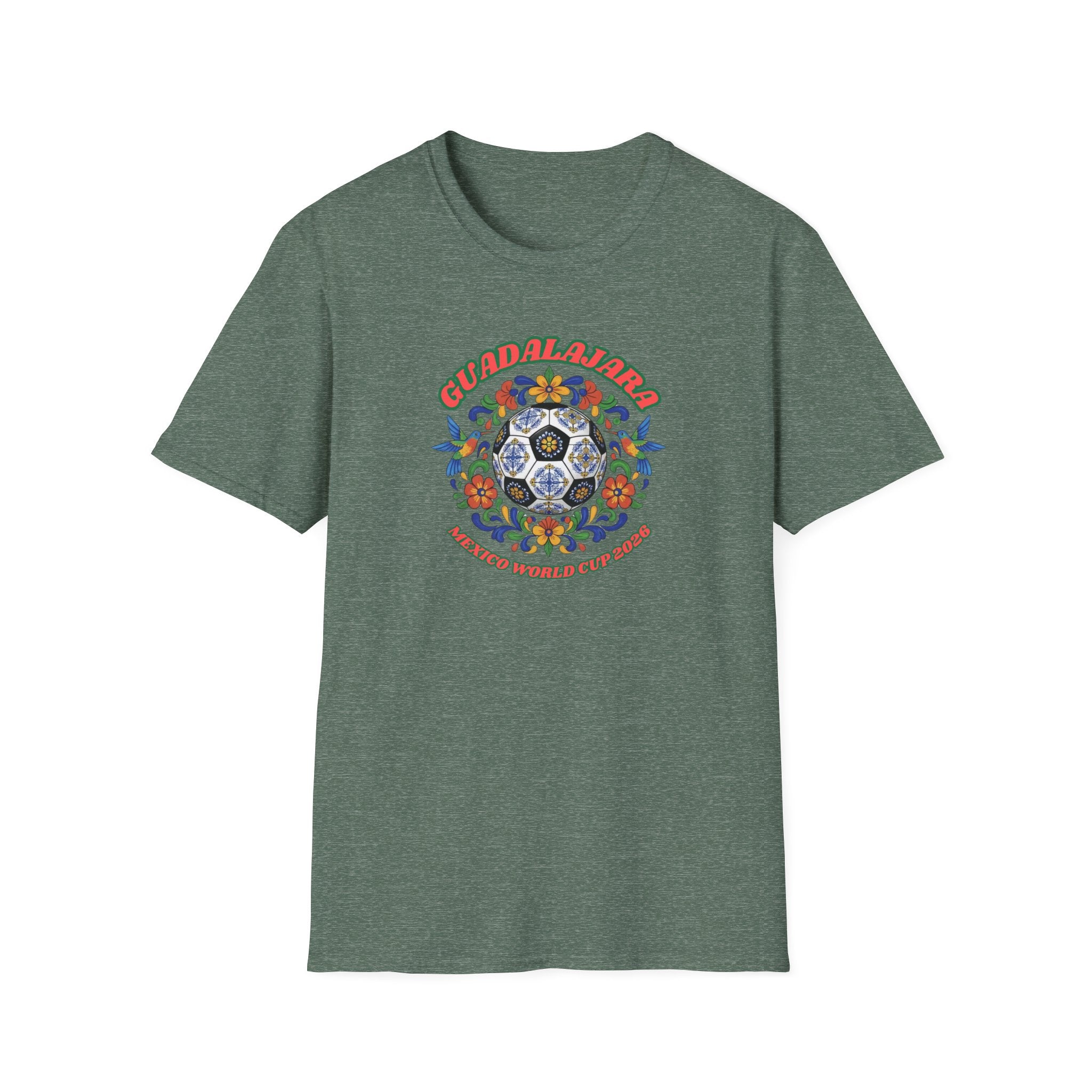 Day of the Dead Floral Soccer T-Shirt – Mexican Calavera Football Design