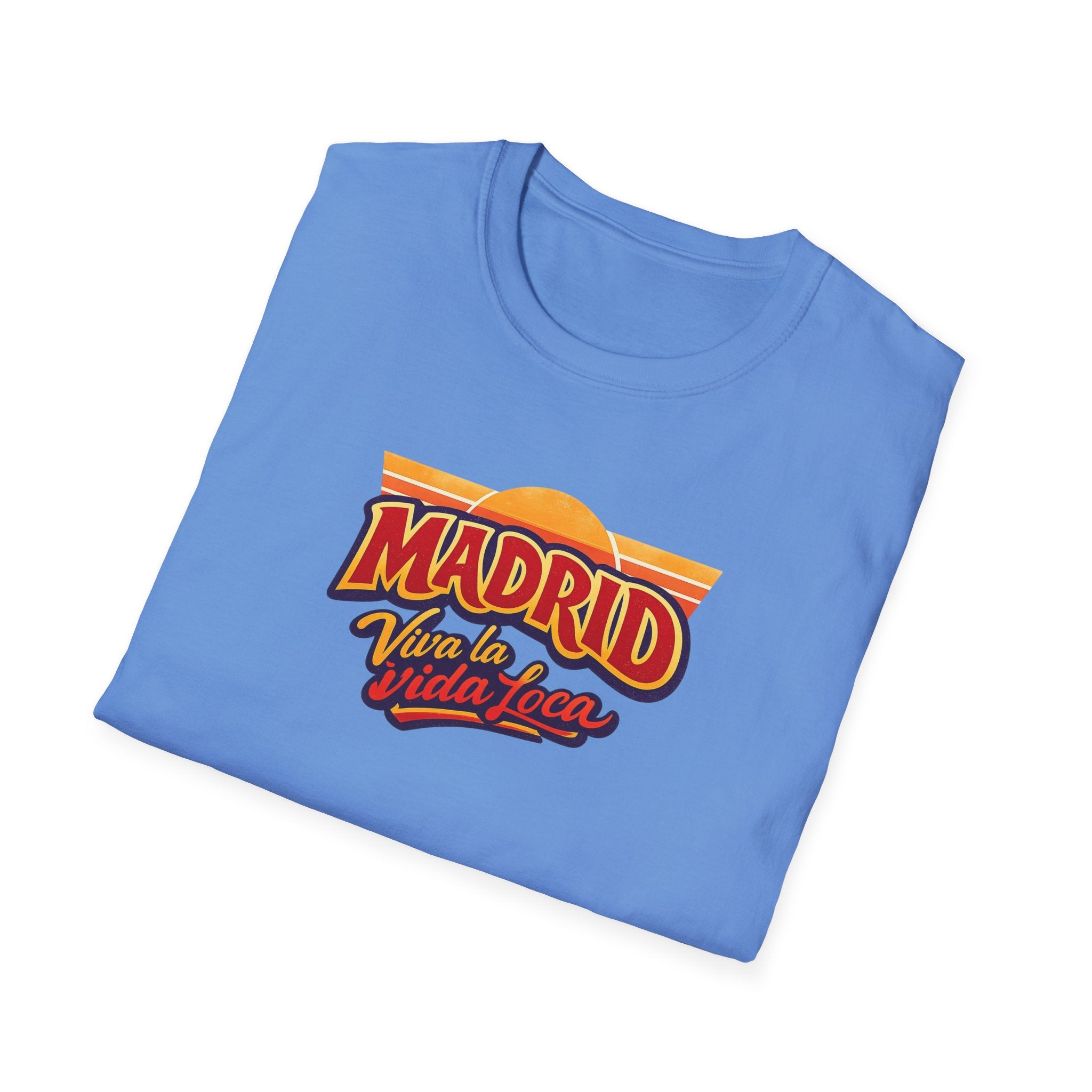 Madrid Viva La Vida Retro Graphic T-Shirt