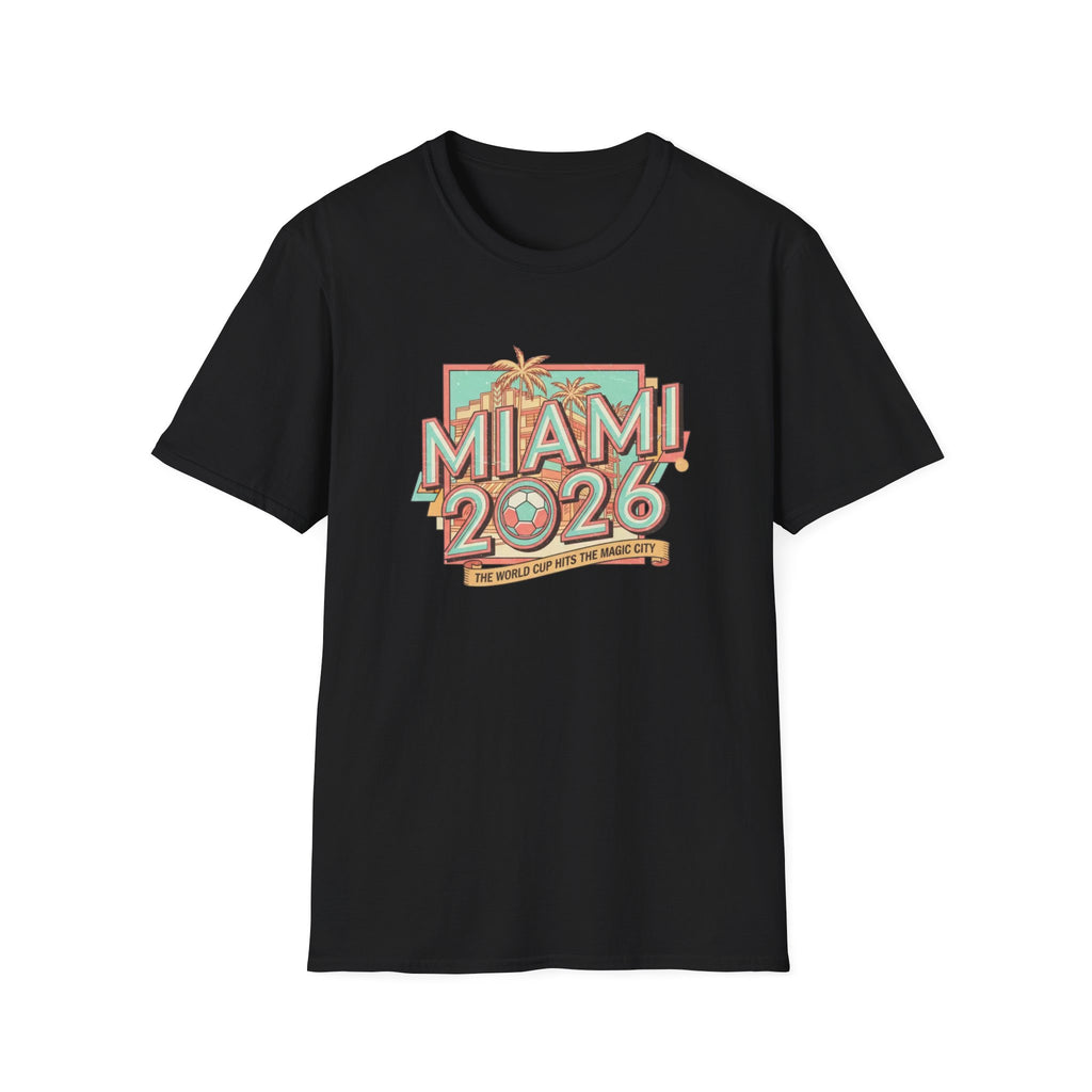 Miami 2026 Retro Palm Beach T-Shirt