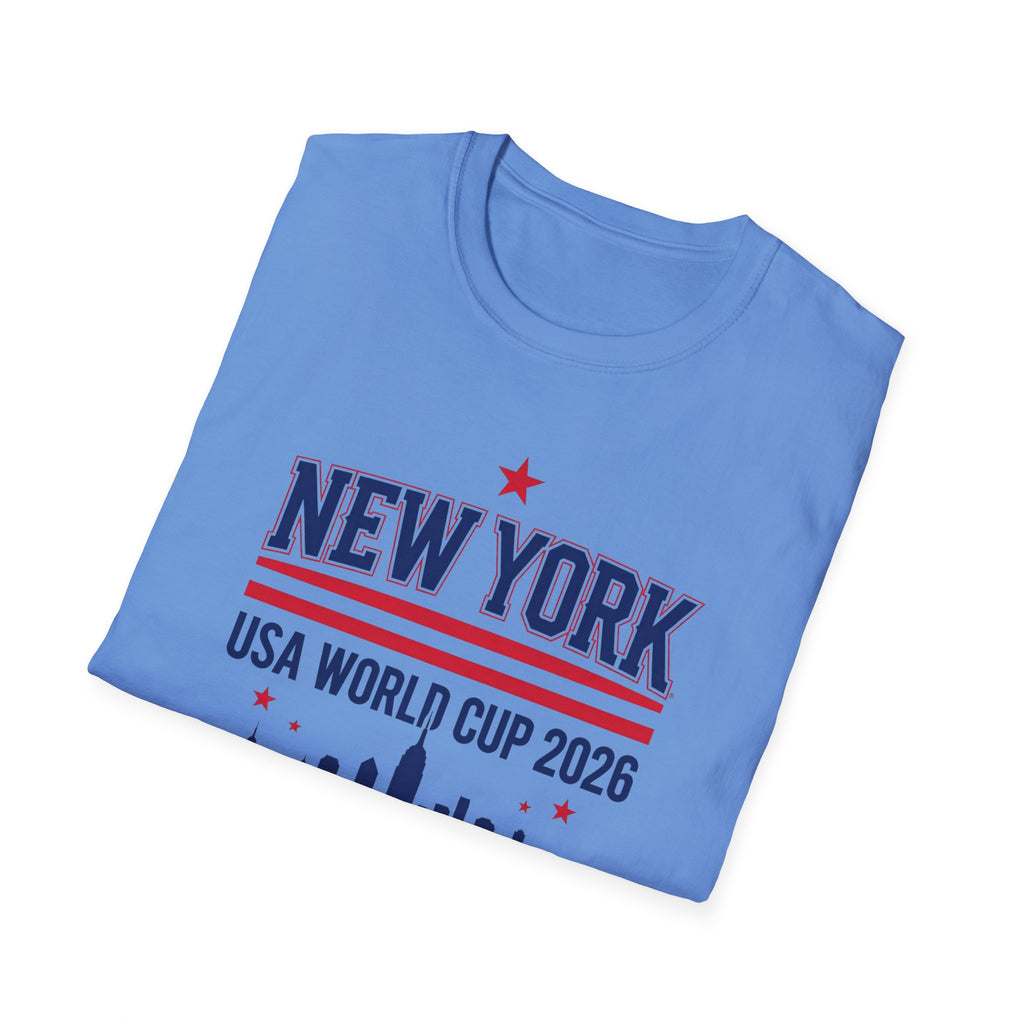 New York USA World Cup 2026 T-Shirt — Skyline Soccer Fan Tee
