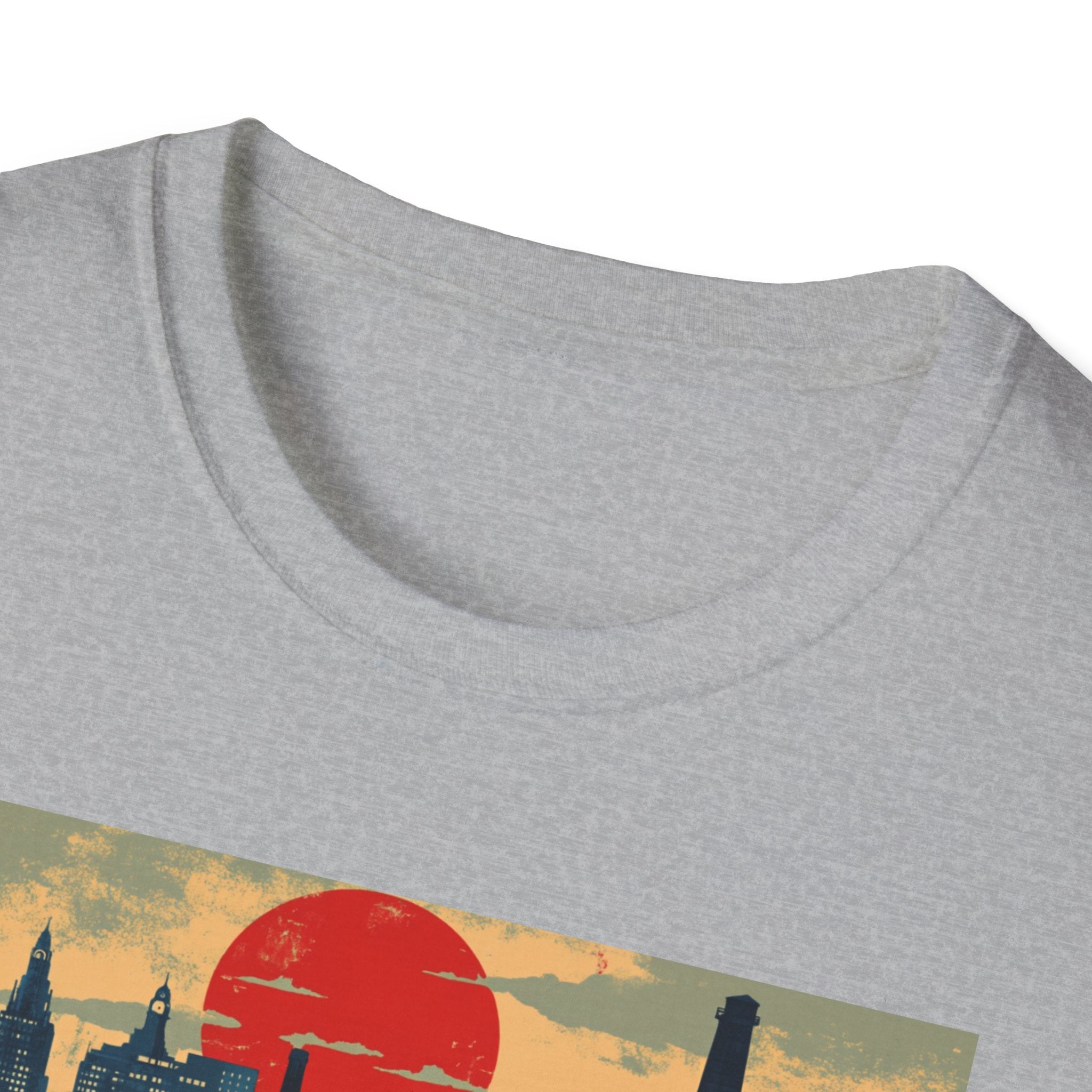 Manchester Skyline T-Shirt | Retro Cityscape Travel Tee