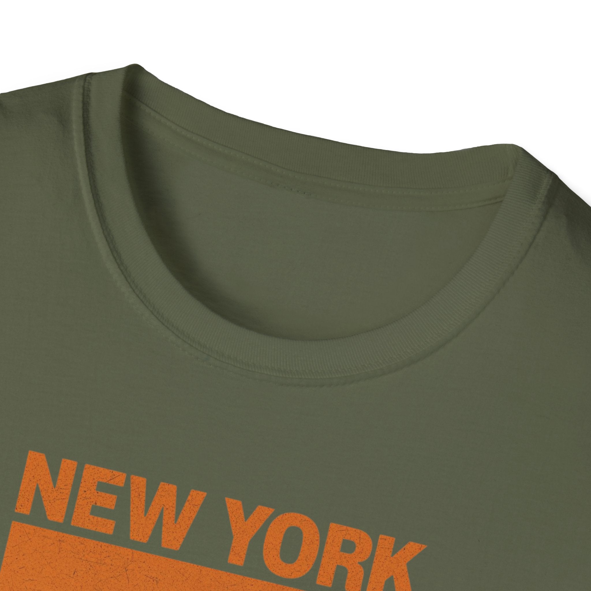 New York Sunset T-Shirt | Retro Stripes City Graphic