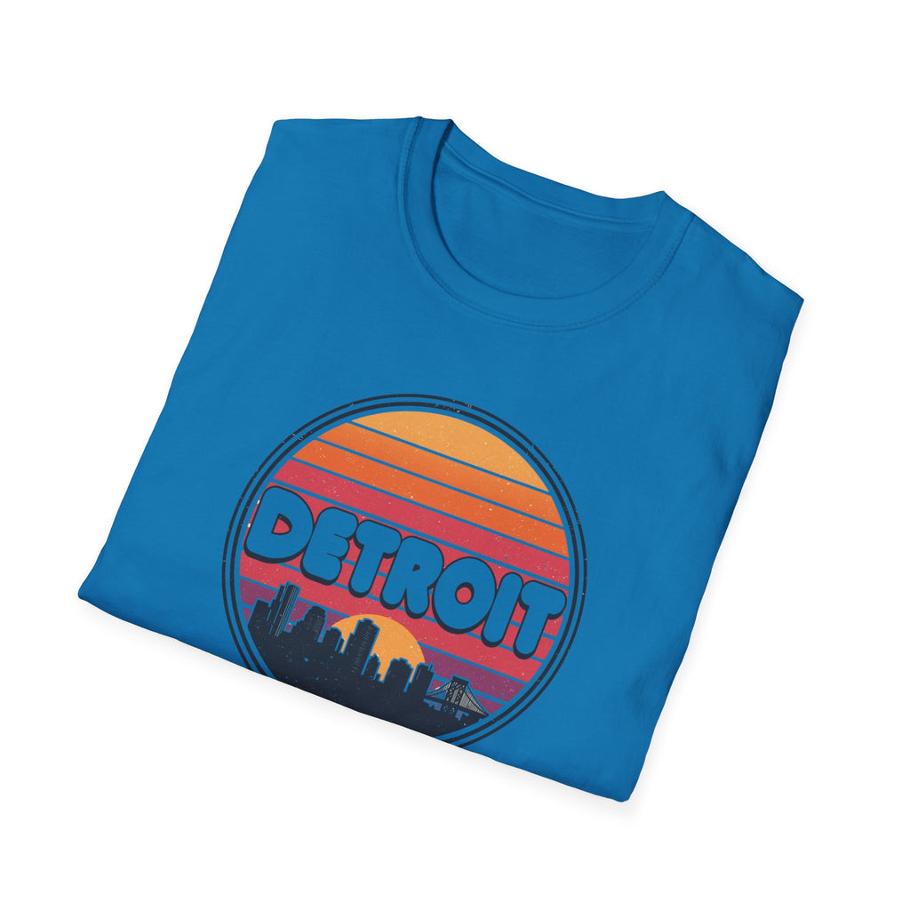 Detroit Sunset Skyline T-Shirt