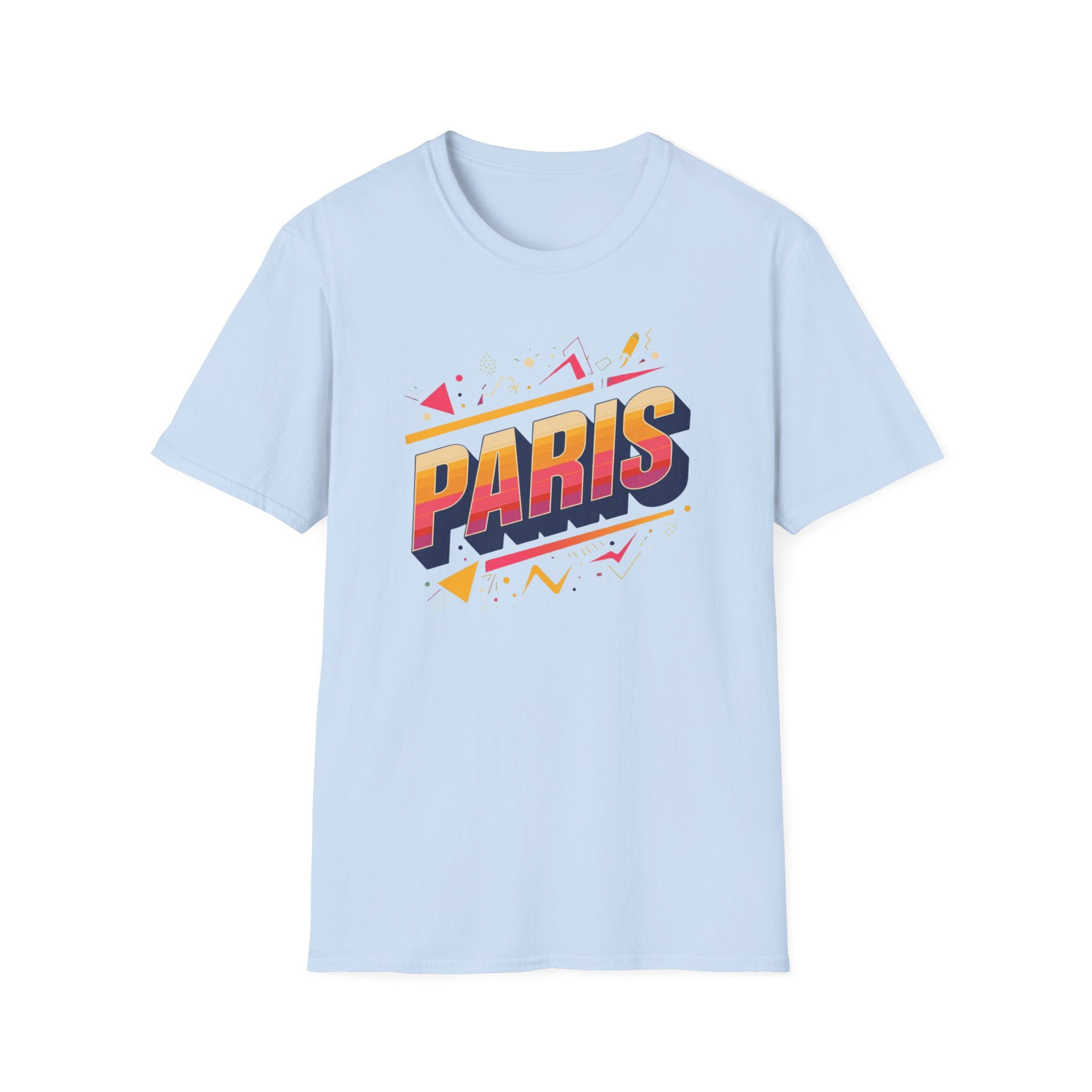 Paris Retro Graphic T-Shirt — Vintage 80s Style Travel Tee