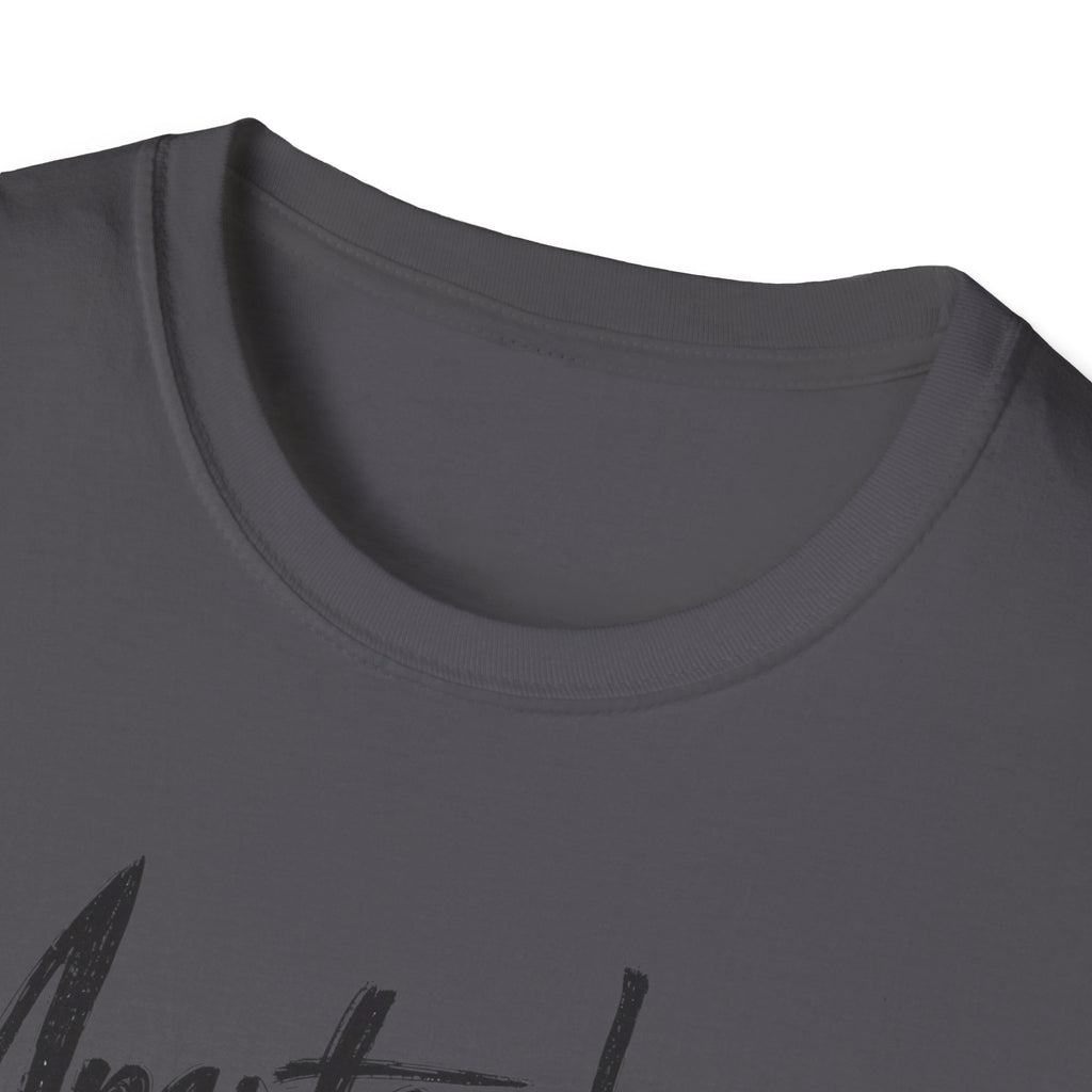 Amsterdam Art Museum T-Shirt — "Amsterdam" Script Graphic with "art museum — it’s a real draw"