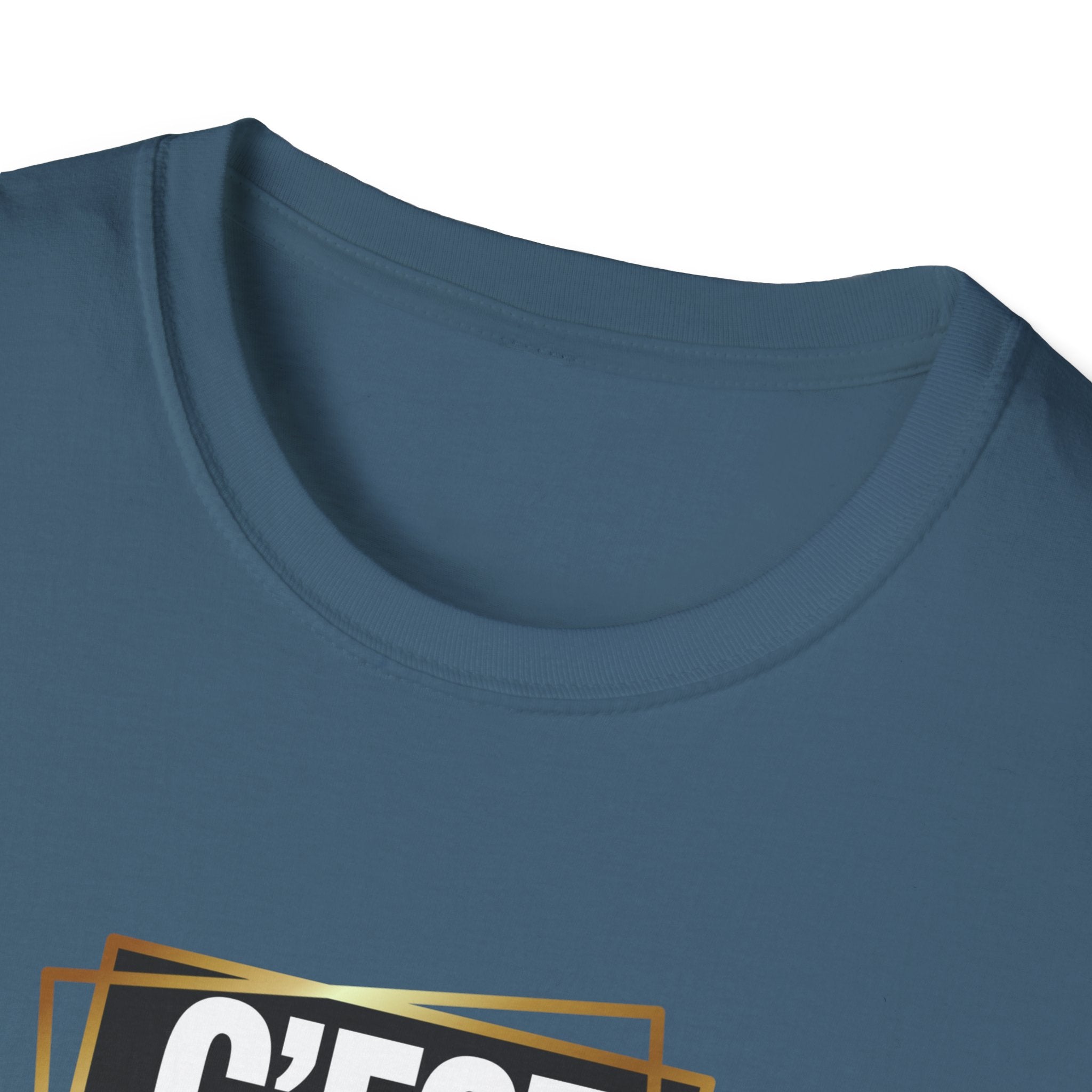 C'EST BON T-Shirt | French Phrase Graphic Tee, Bold Typographic Design