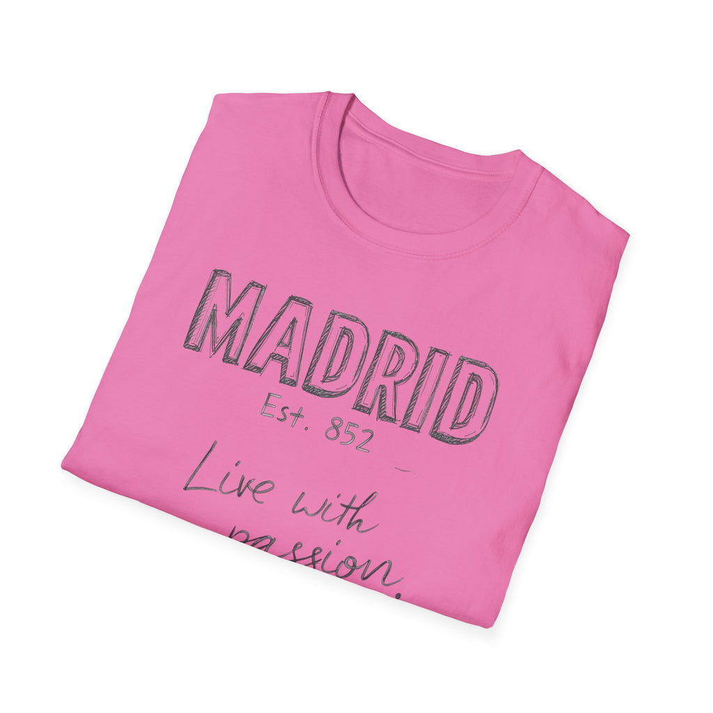 Madrid “Live with Passion” Graphic T‑Shirt