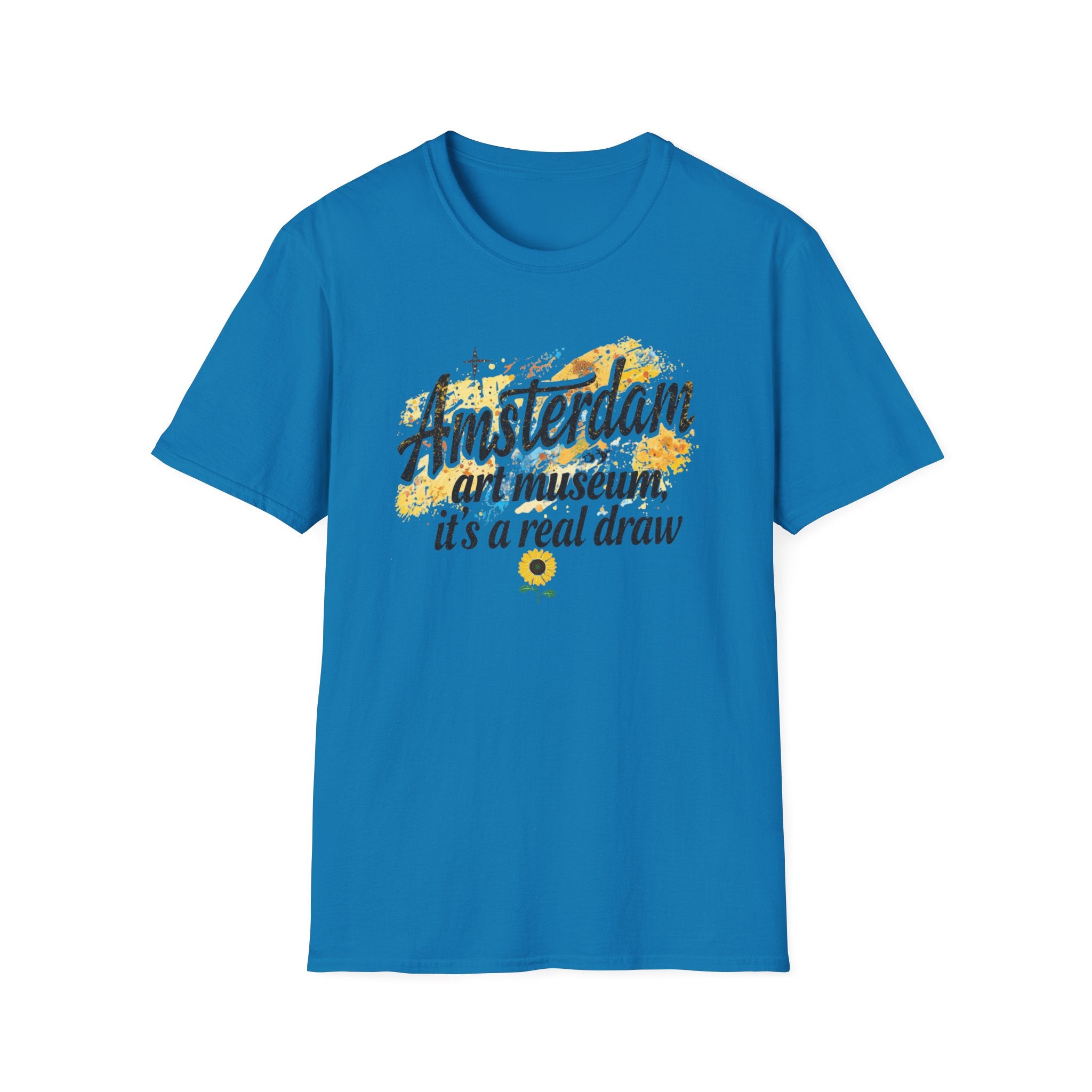 Amsterdam Art Museum T-Shirt — "Amsterdam: art museum, it's a real draw" Travel Tee