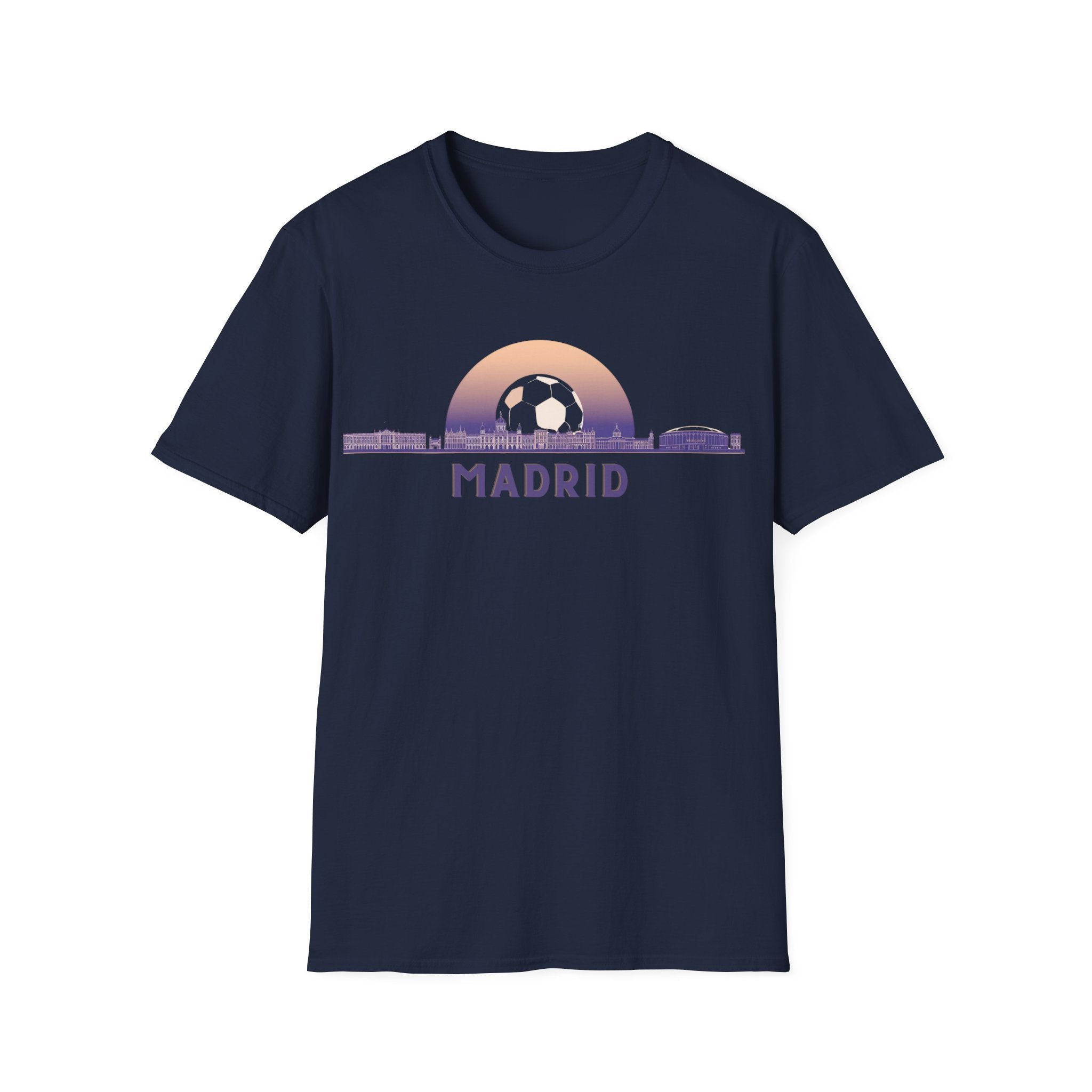 Madrid skyline sunset T-Shirt | Madrid city silhouette tee