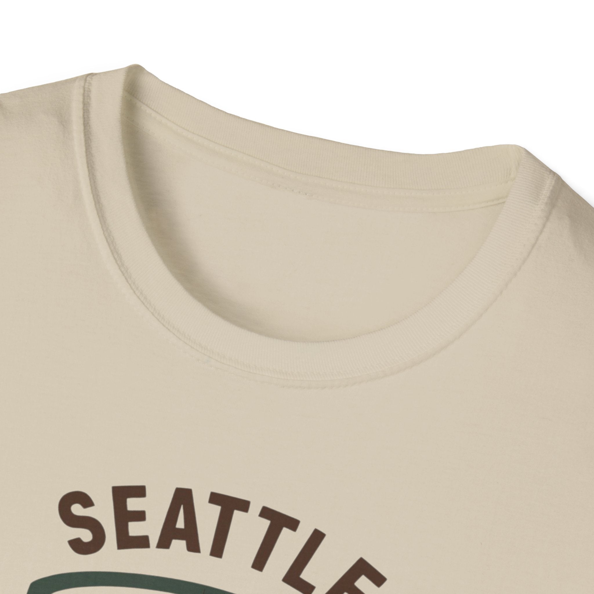 Seattle Coffee City T-Shirt — "This City Runs on Caffeine and Chaos"
