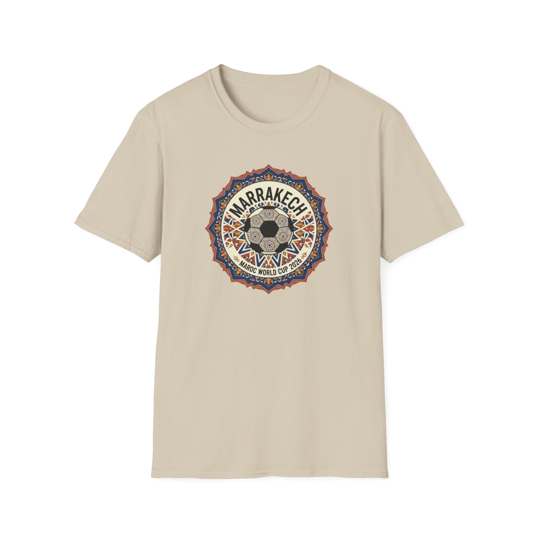 Marrakech Mosaic T-Shirt — Vintage Moroccan Mandala Travel Tee