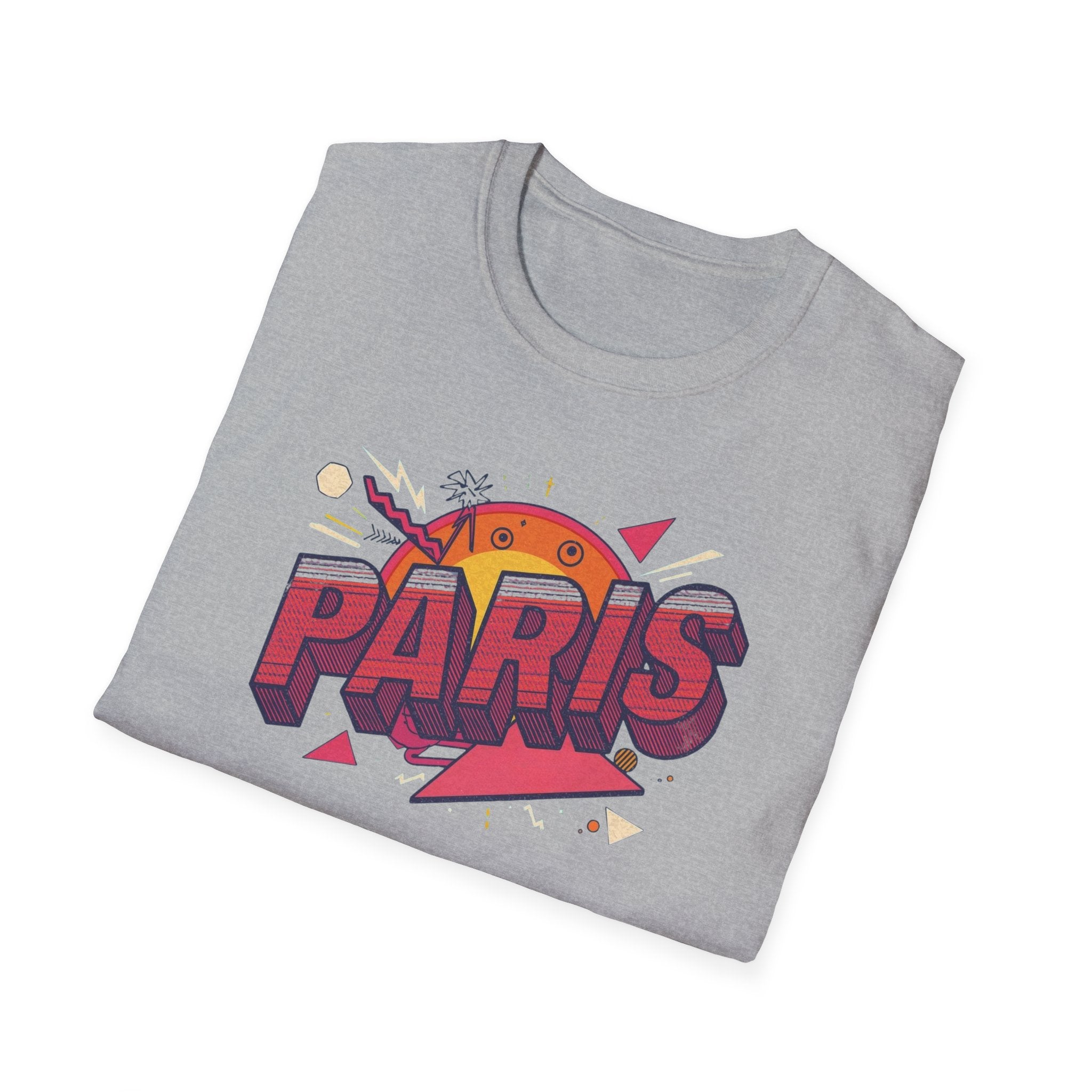 Paris Retro Graphic T-Shirt — Vintage Sunset Travel Tee