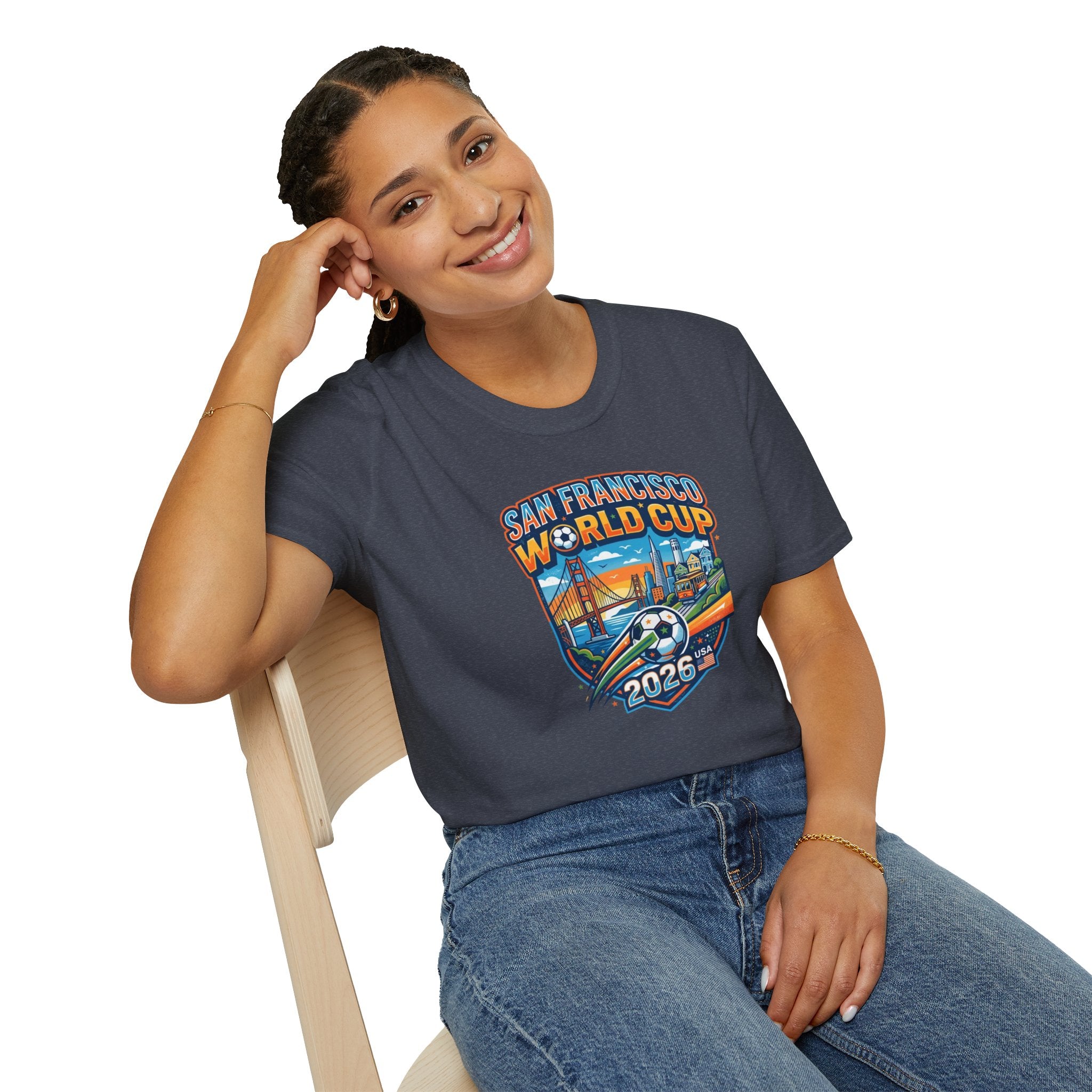 San Francisco World Cup 2026 T-Shirt — Vintage City Soccer Crest