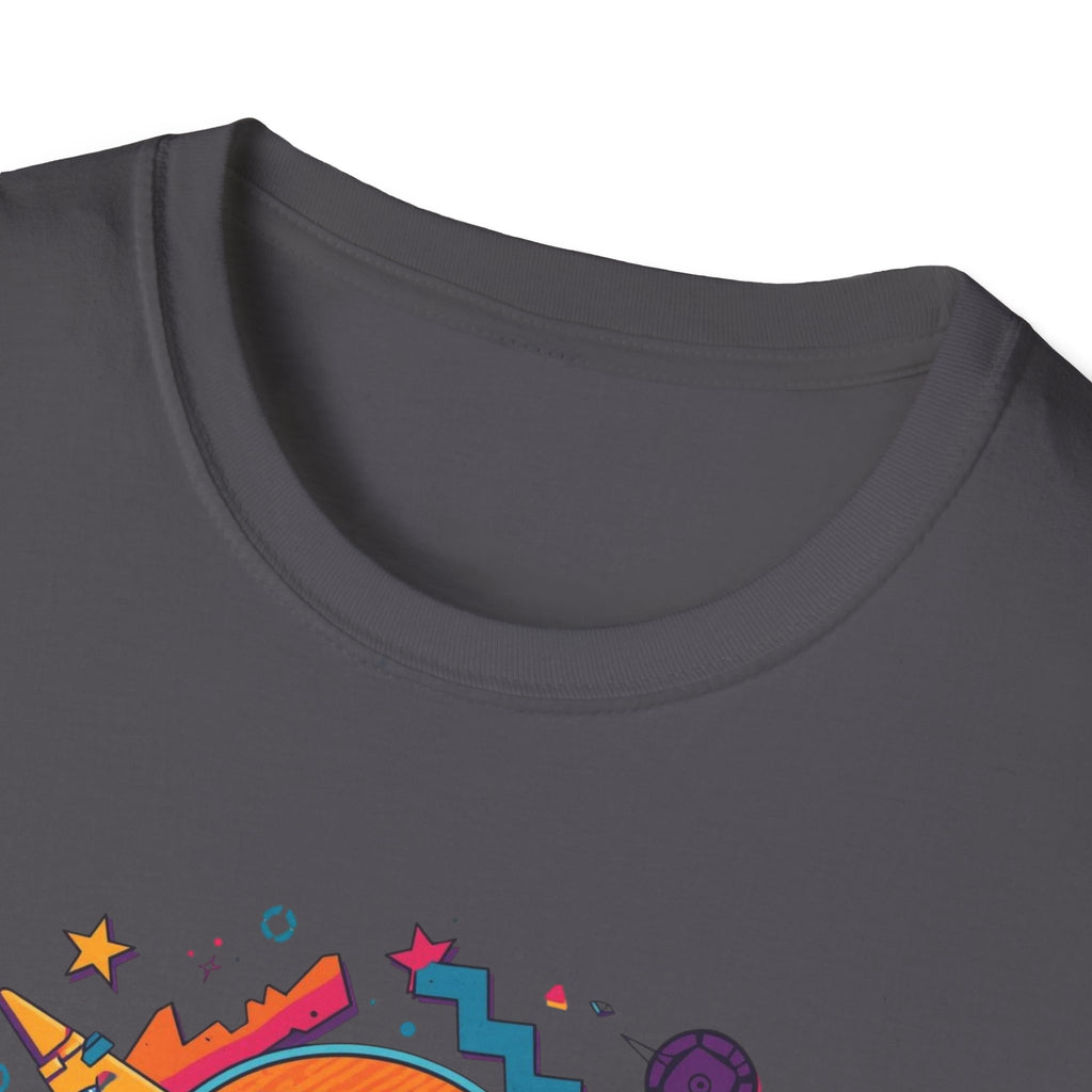 Seattle Retro Graphic T-Shirt — Colorful City Skyline Design