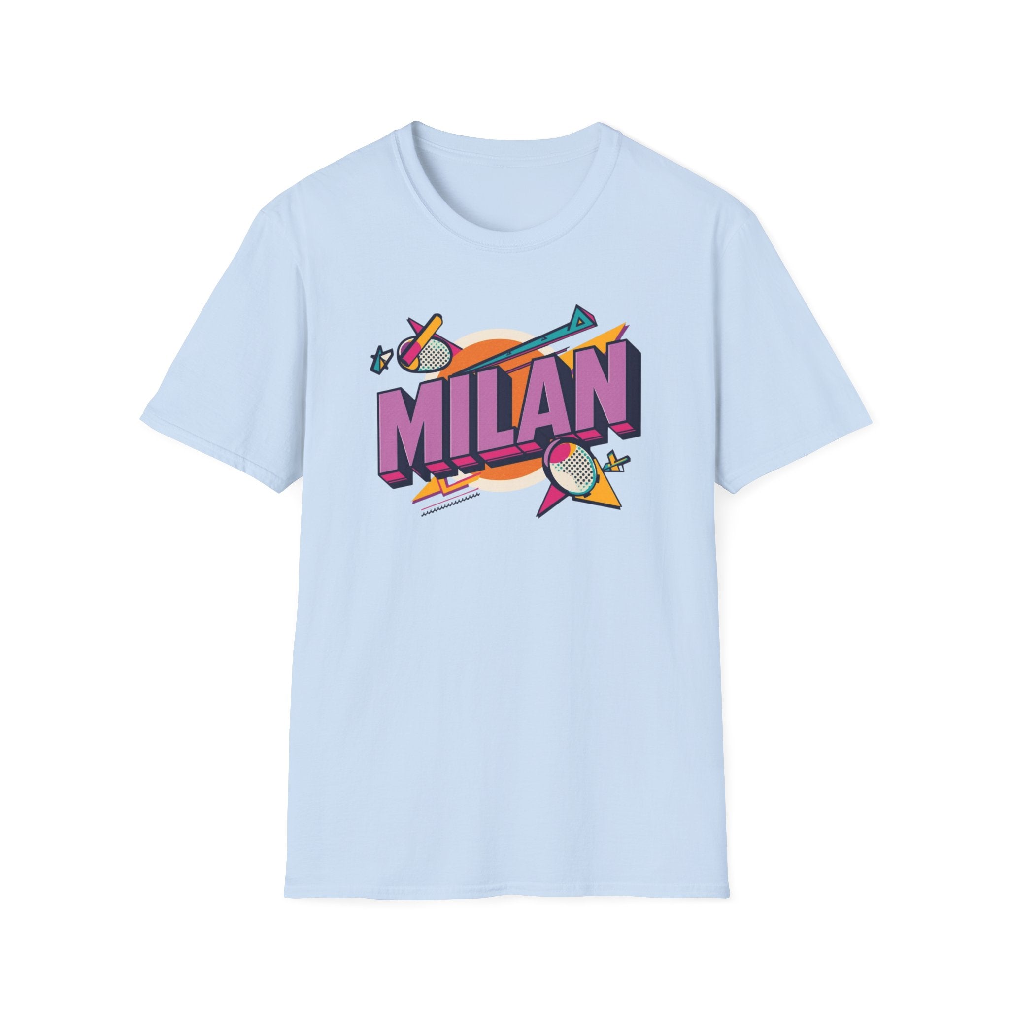 Milan Retro Graphic T-Shirt — 80s Pop Art City Design