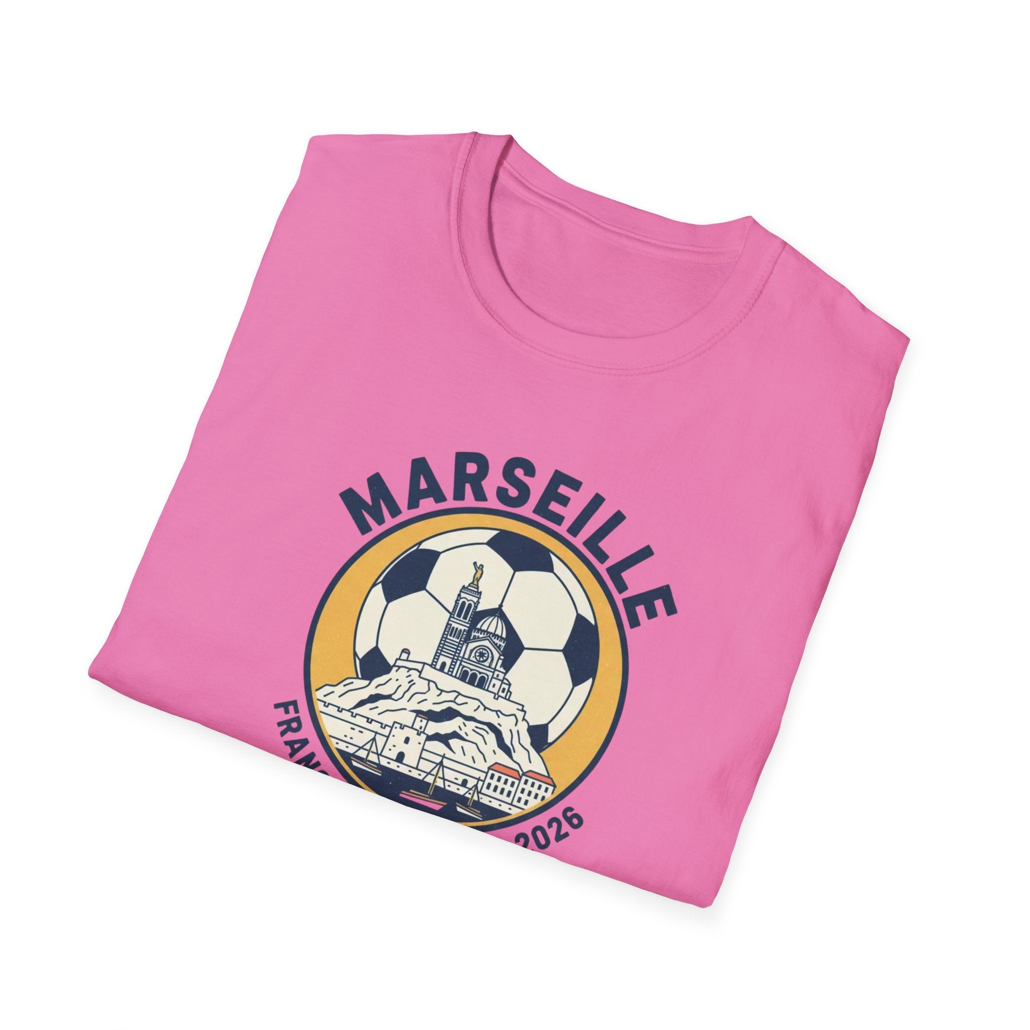 Marseille Soccer T‑Shirt – France World Cup 2026 Stadium Graphic