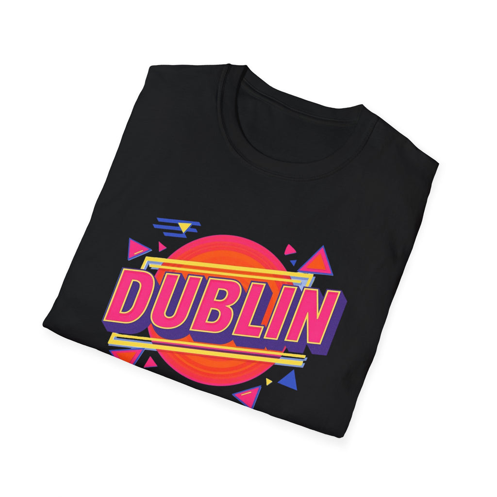Dublin Retro 3D Unisex Softstyle T-Shirt