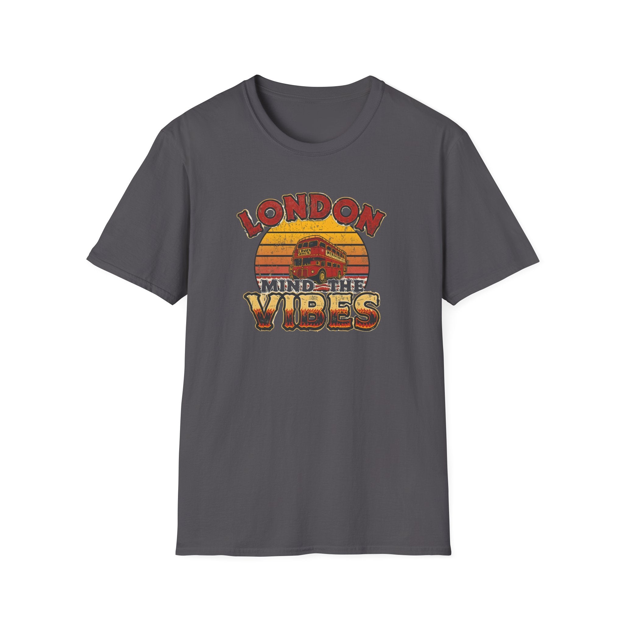 London Vibes T-Shirt — Retro "Mind the Vibes" Graphic Tee
