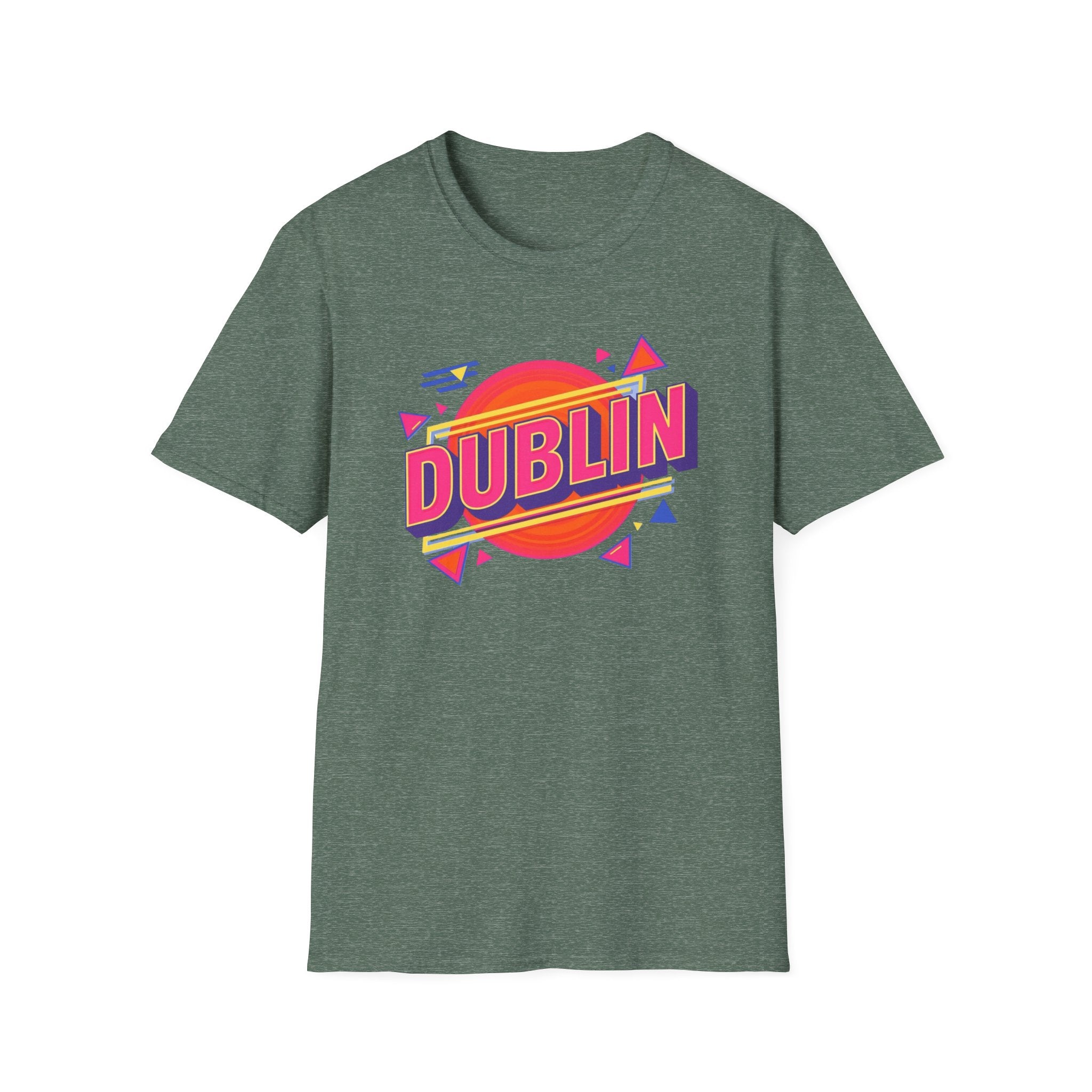 Dublin Retro 3D Unisex Softstyle T-Shirt