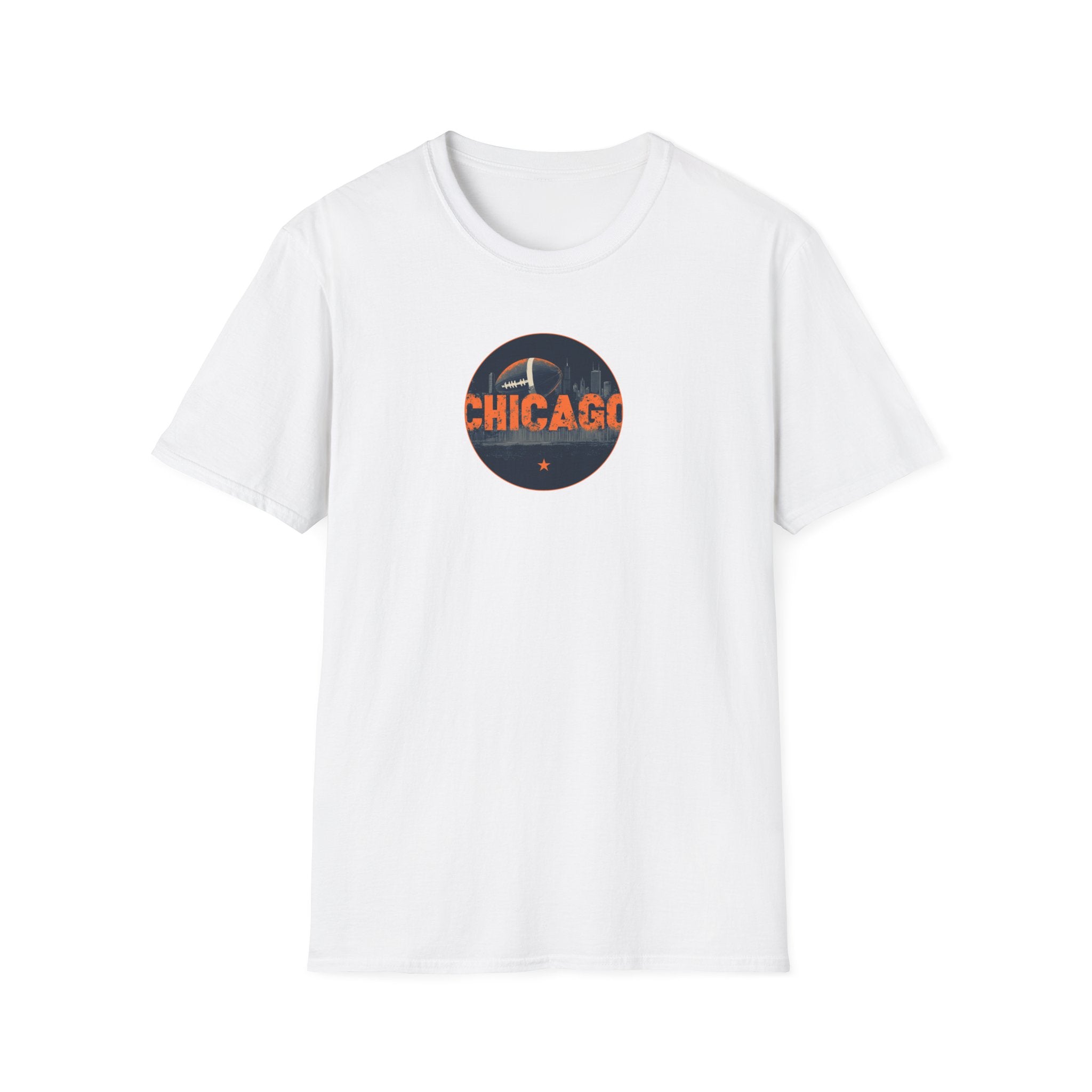 Chicago Skyline Circle t-shirt | Cityscape Retro Chicago Tee