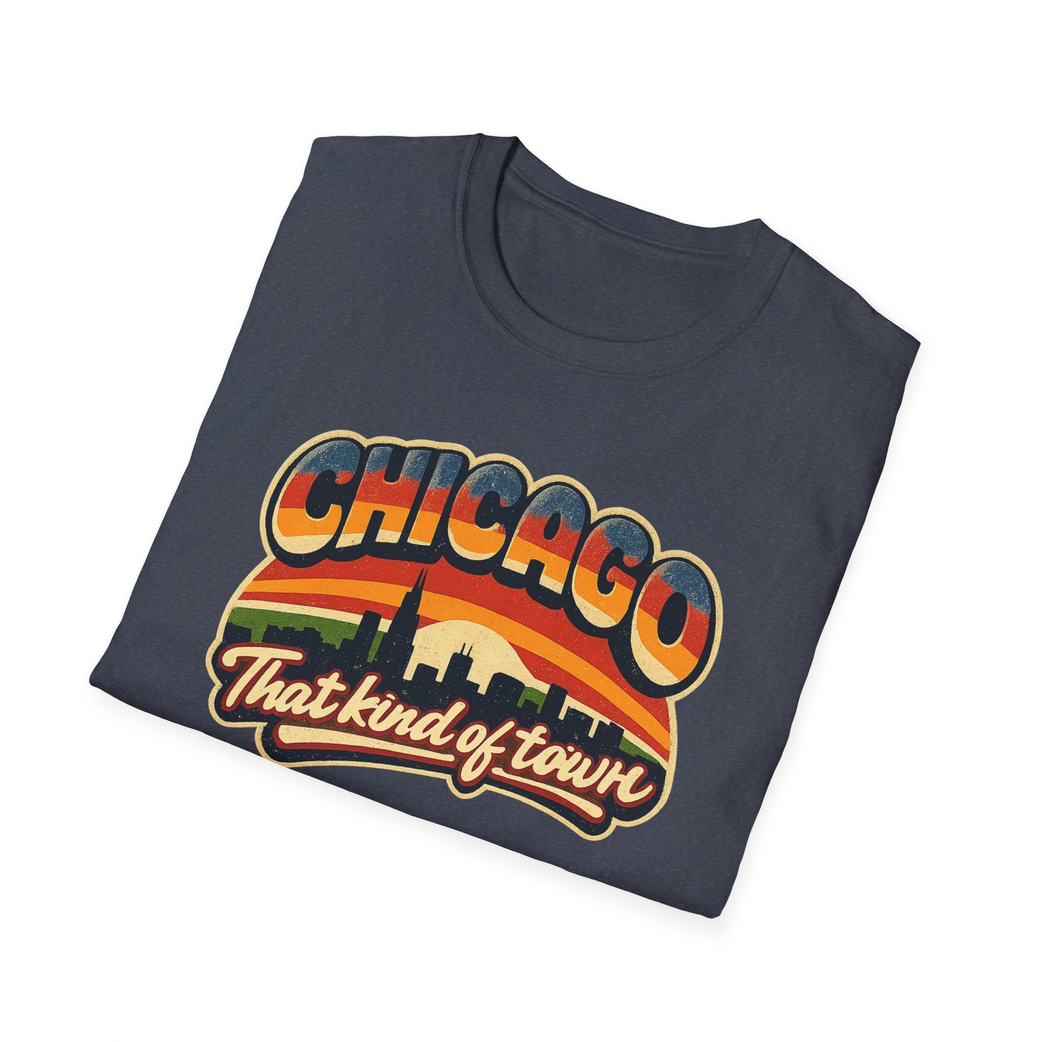 Chicago Retro Skyline T-Shirt — "That Kind of Town" Vintage City Tee