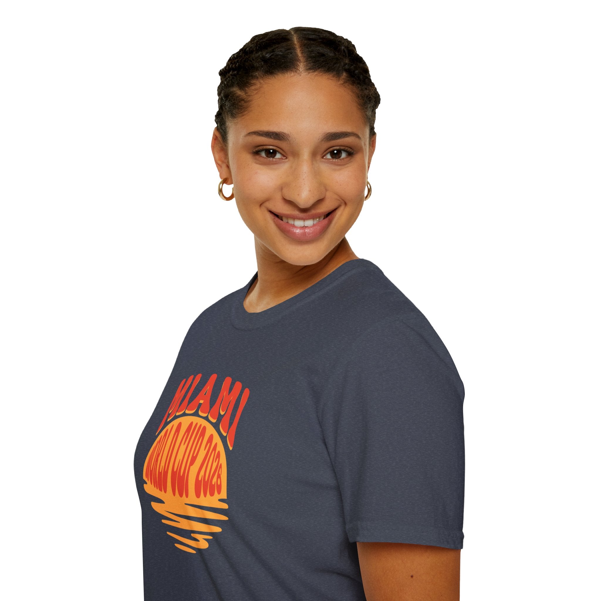 Miami World Cup 2026 T-Shirt – Retro Sunset Soccer Tee