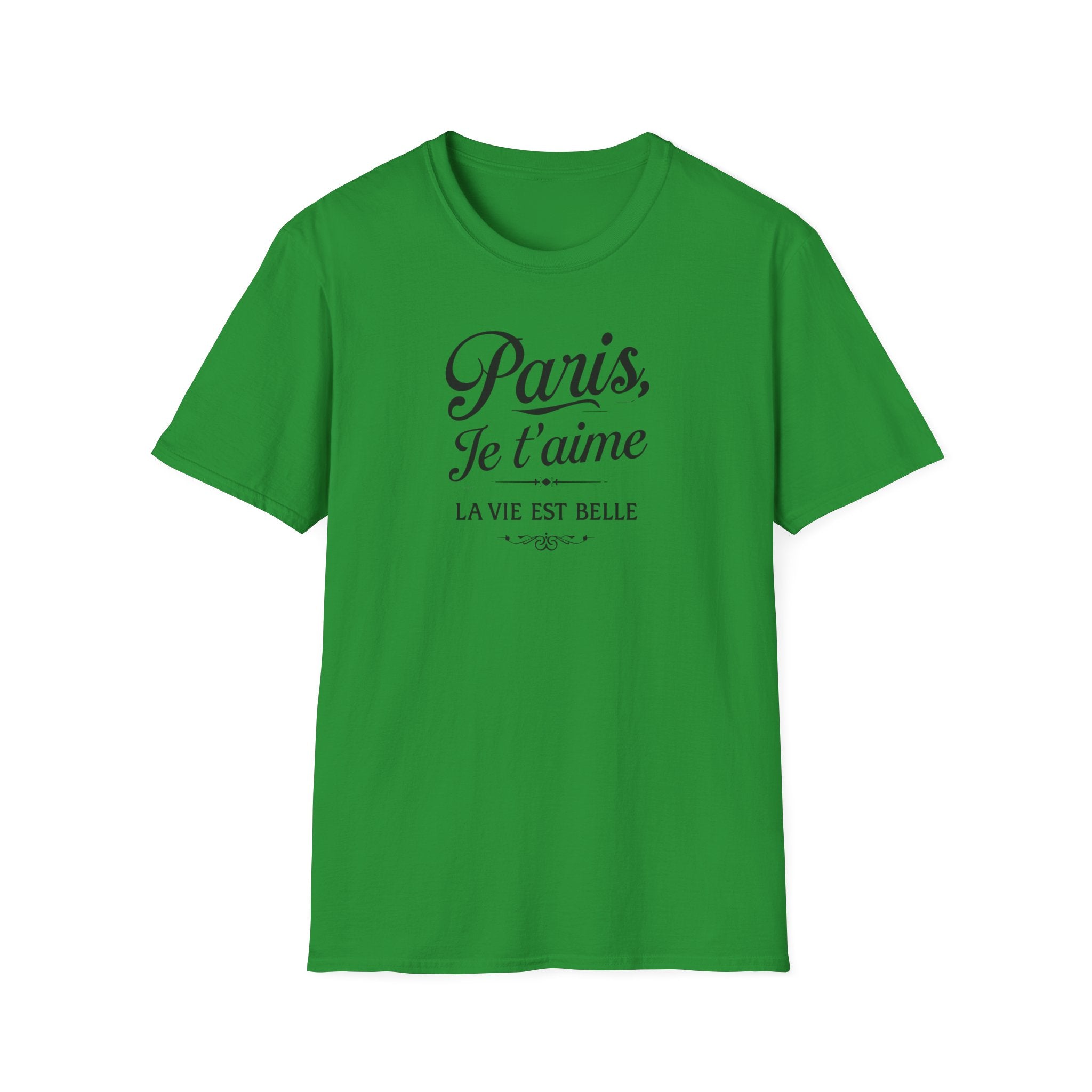Paris Je t'aime T-Shirt | La Vie Est Belle Parisian Script