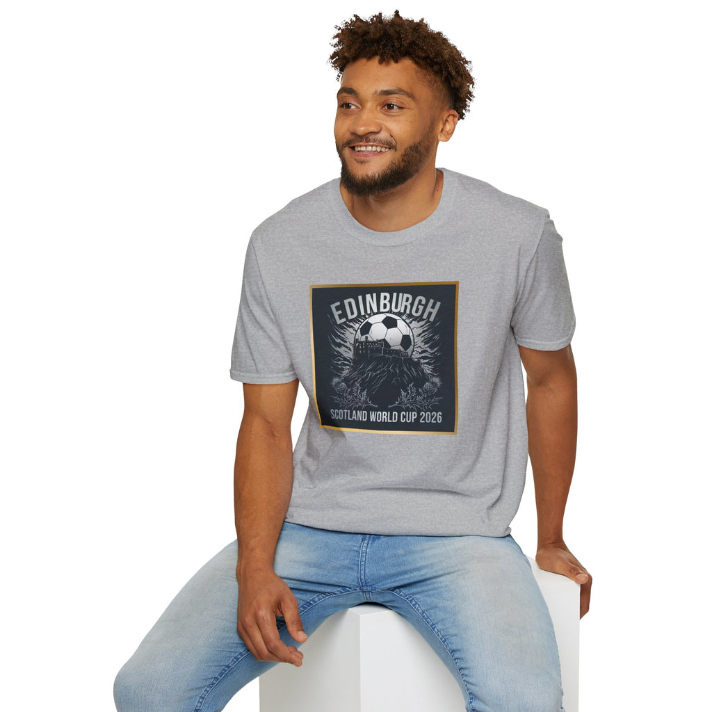 Edinburgh Soccer T-Shirt – Scotland World Cup 2026 Football Tee