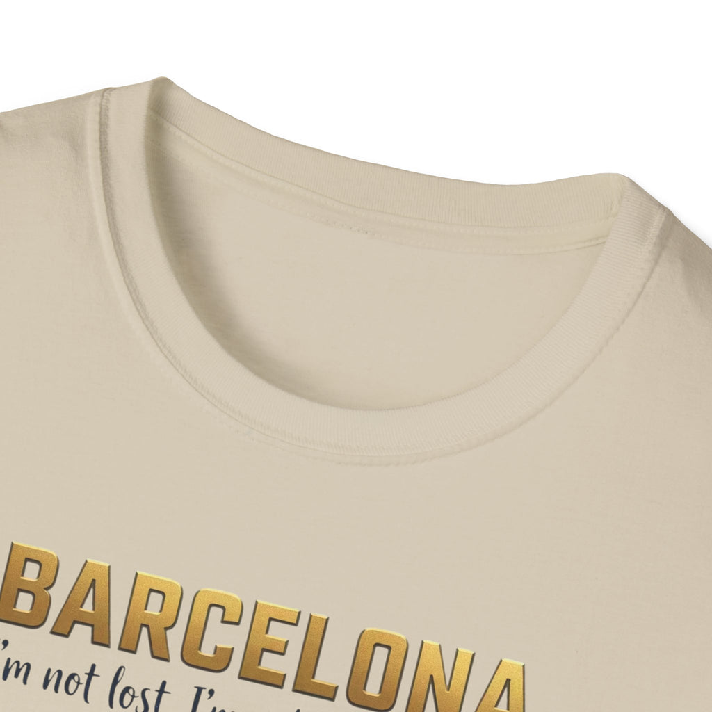 Barcelona Heart Maze T-Shirt — I am not lost, I’m urban exploring