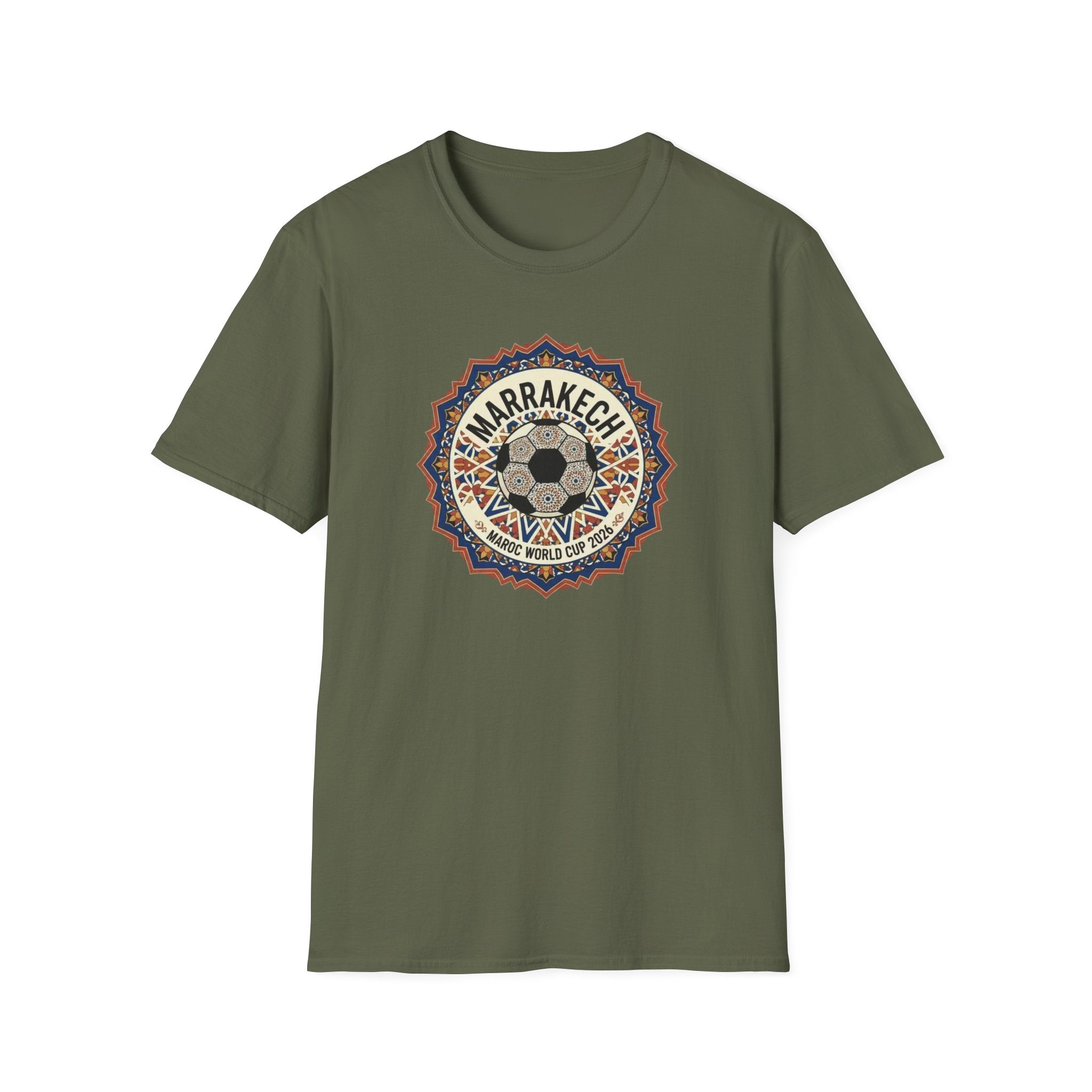 Marrakech Mosaic T-Shirt — Vintage Moroccan Mandala Travel Tee