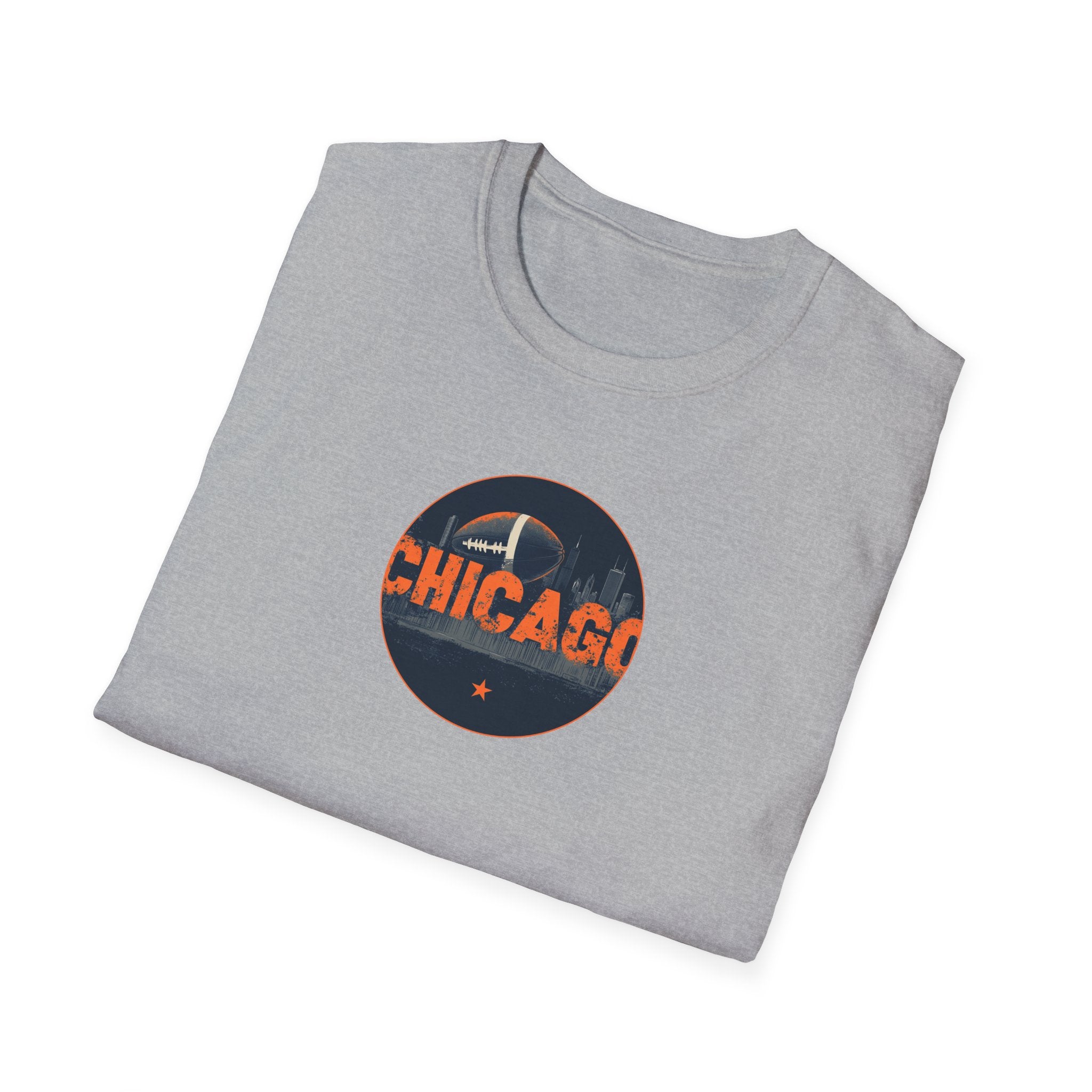 Chicago Skyline Circle t-shirt | Cityscape Retro Chicago Tee