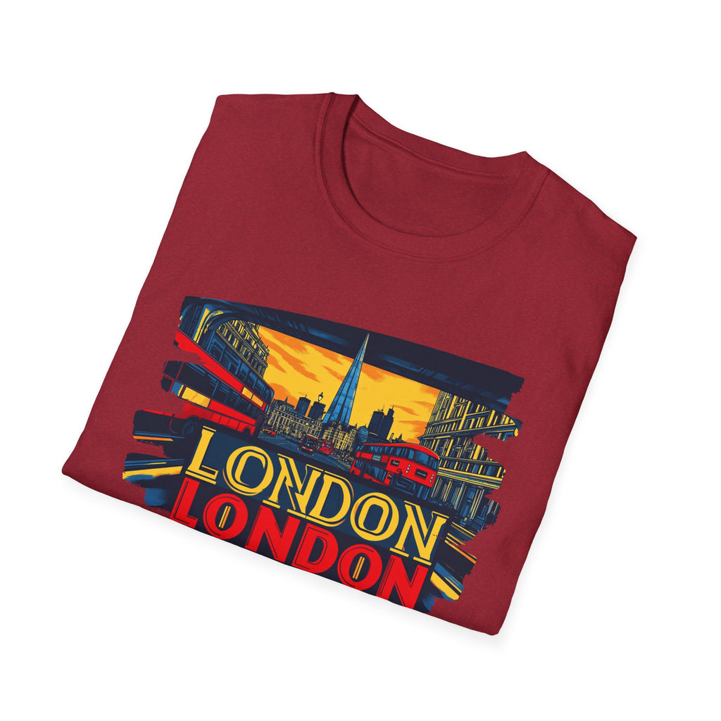 London Skyline Graphic T-Shirt | Retro Cityscape London Tee