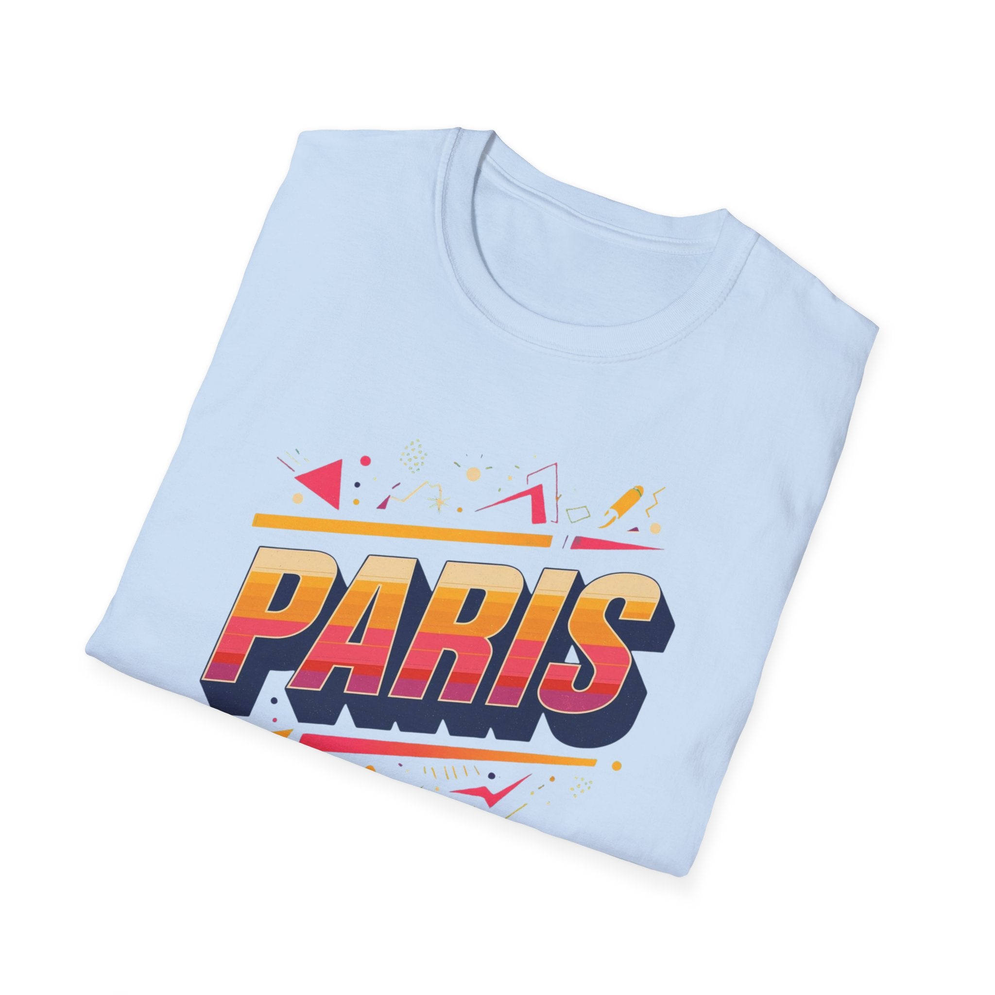 Paris Retro Graphic T-Shirt — Vintage 80s Style Travel Tee
