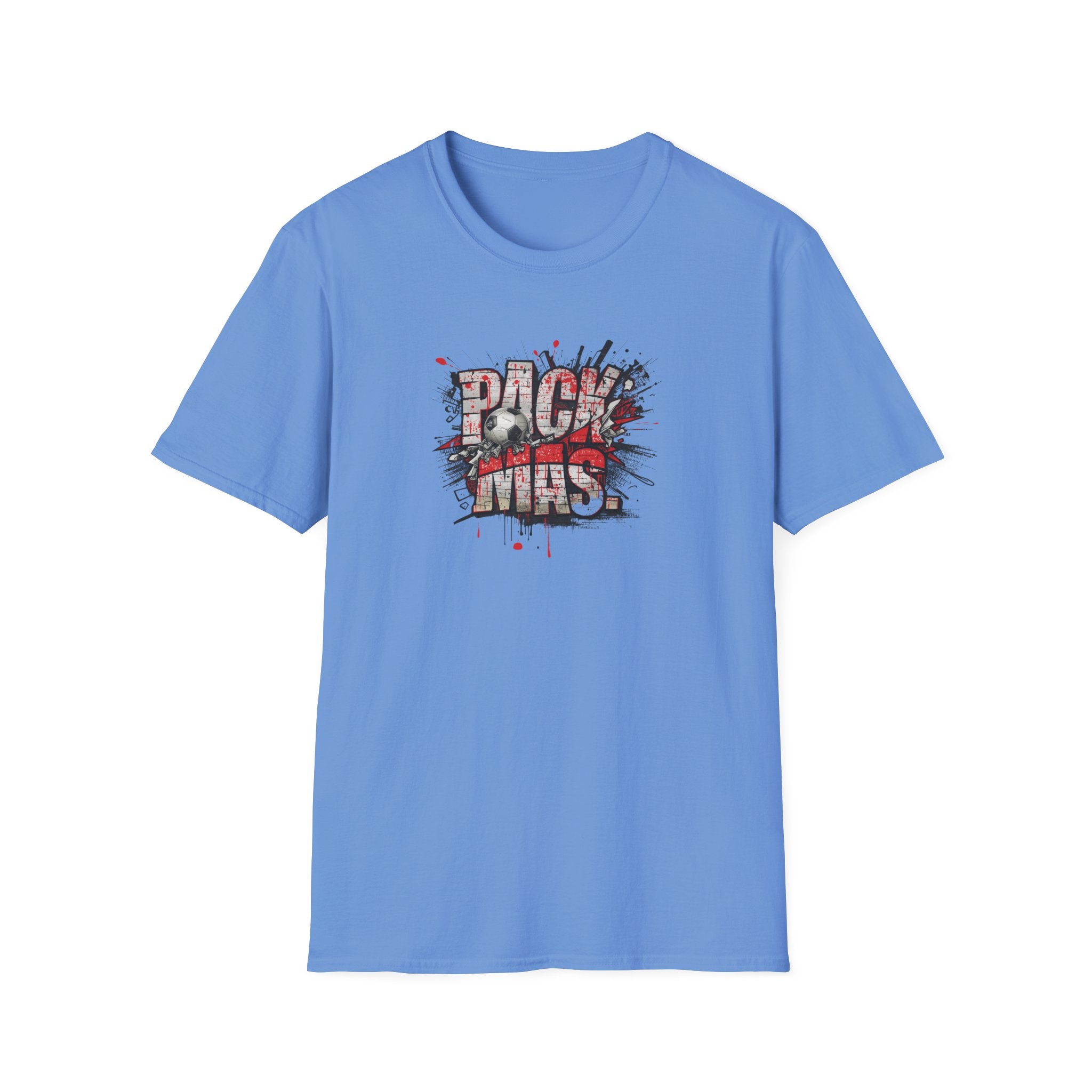 PACK MAS graphic T-Shirt | grunge splatter typography