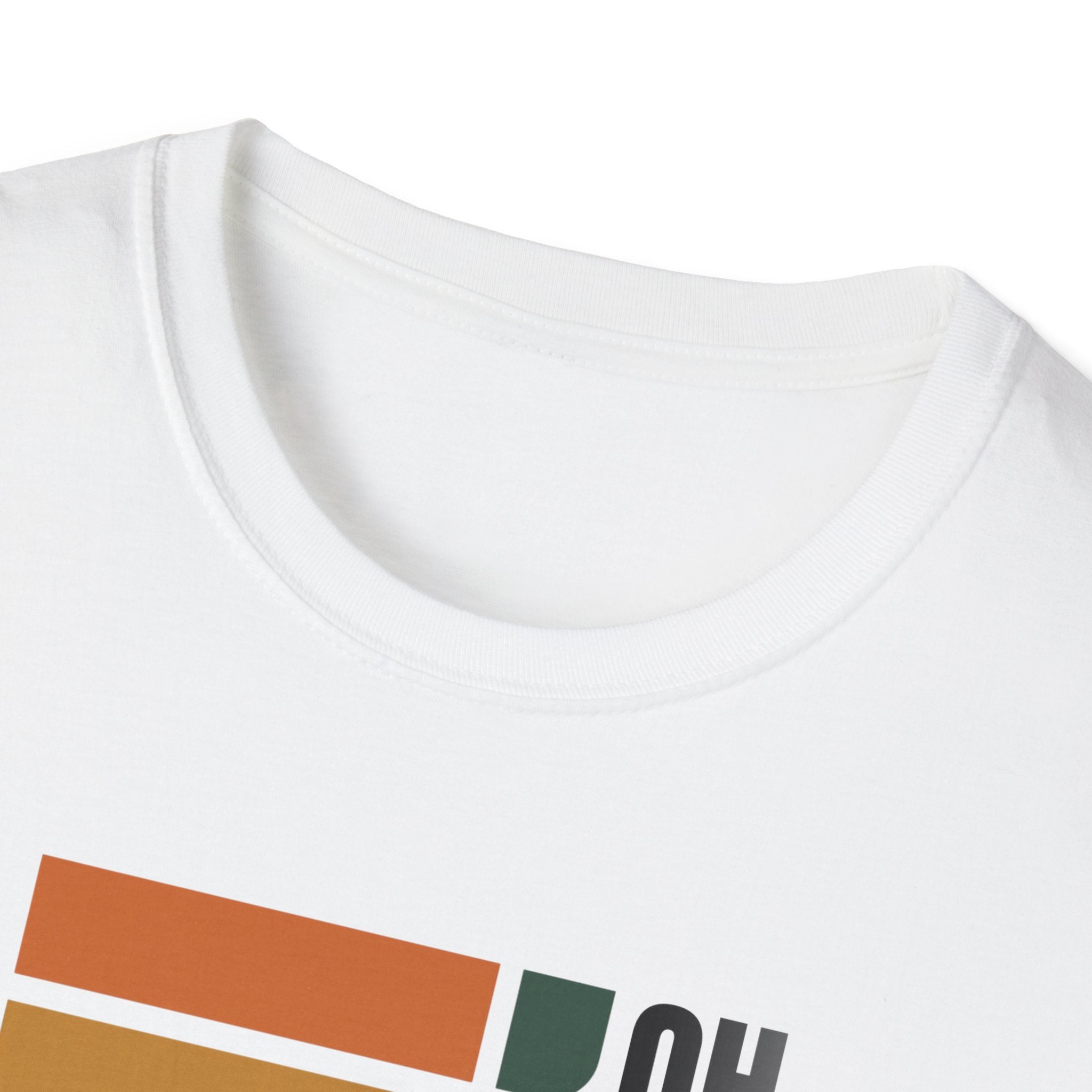 Ohio State Outline Stripes T-Shirt | Retro Buckeye Pride