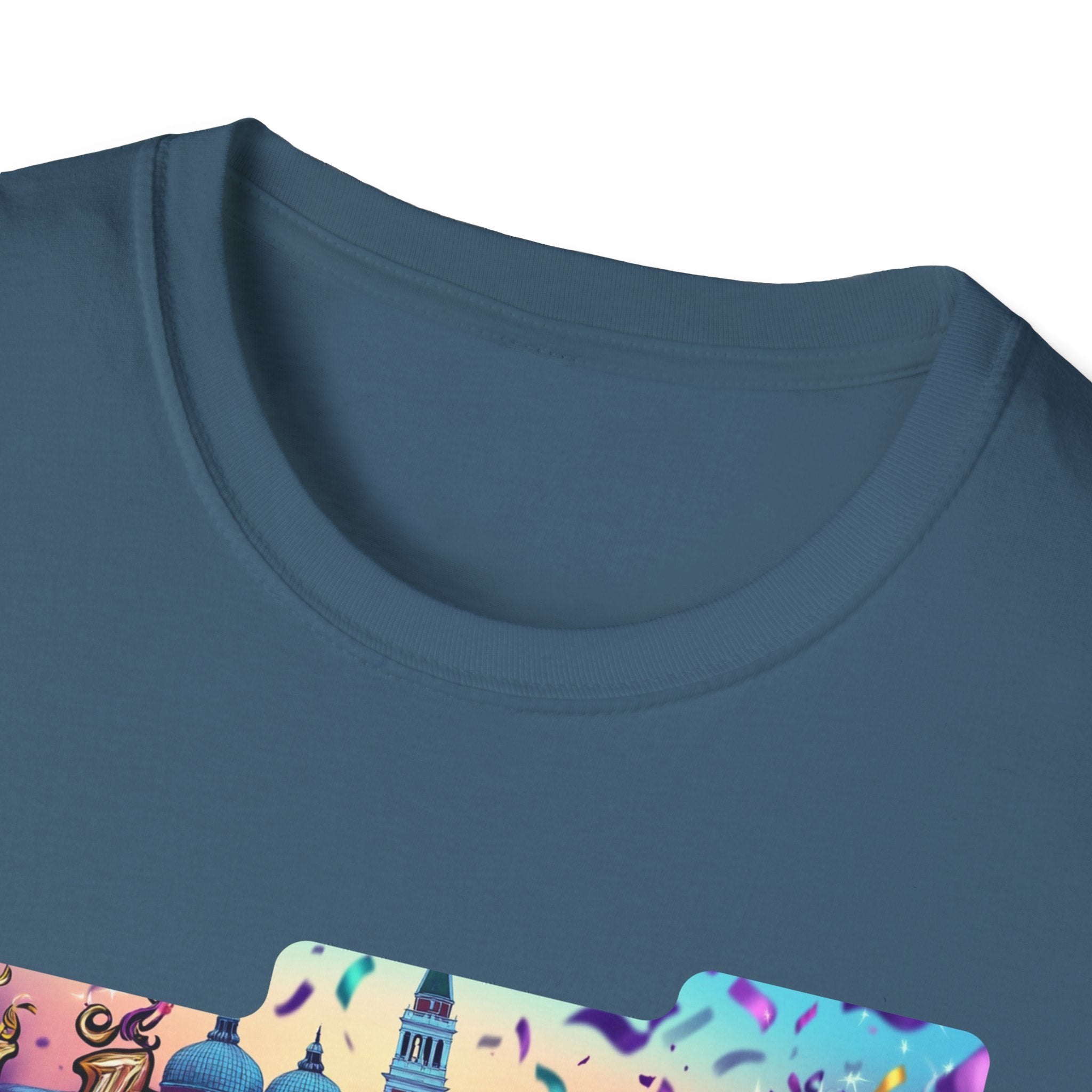 Venice Retro Neon Block T-Shirt | City Travel Souvenir