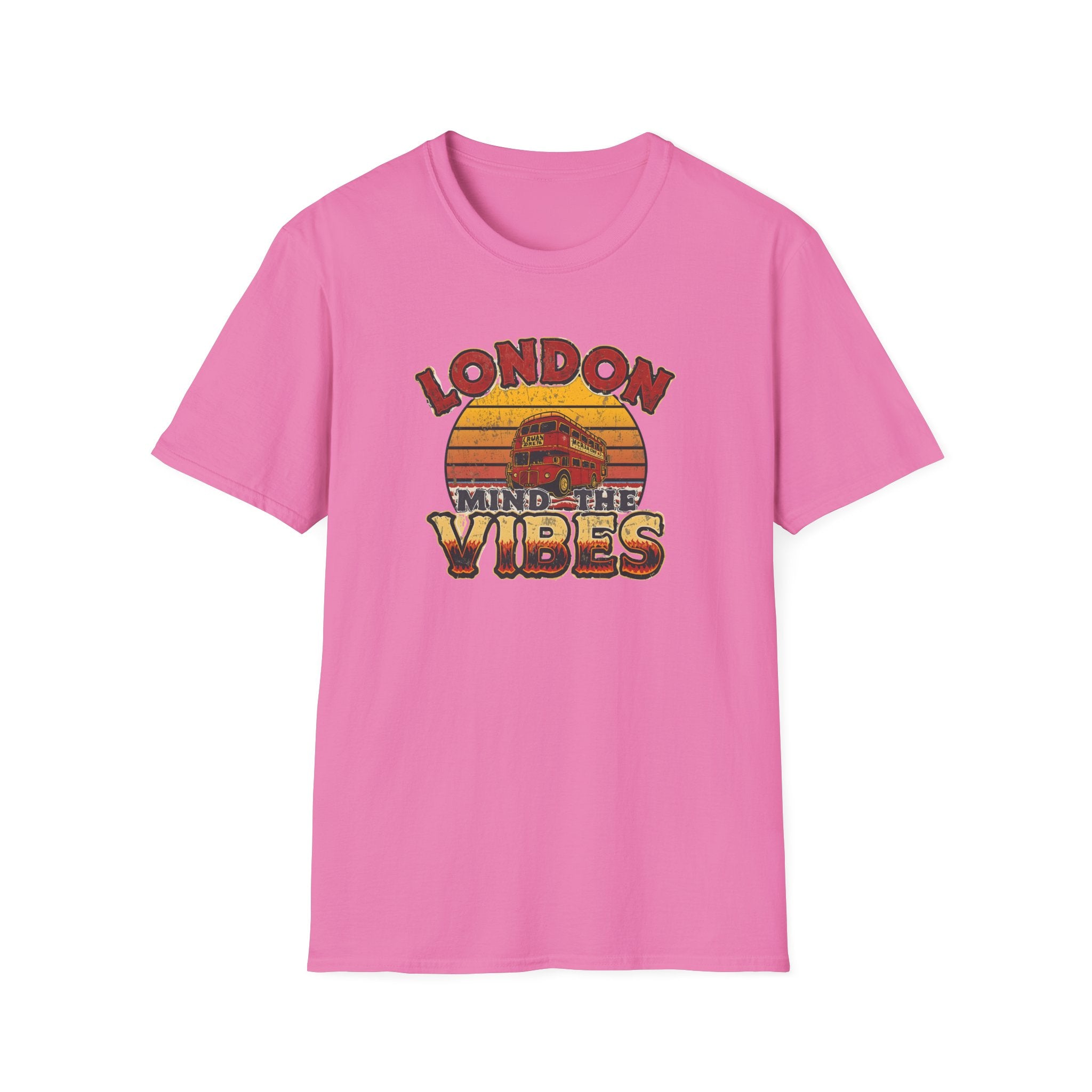 London Vibes T-Shirt — Retro "Mind the Vibes" Graphic Tee