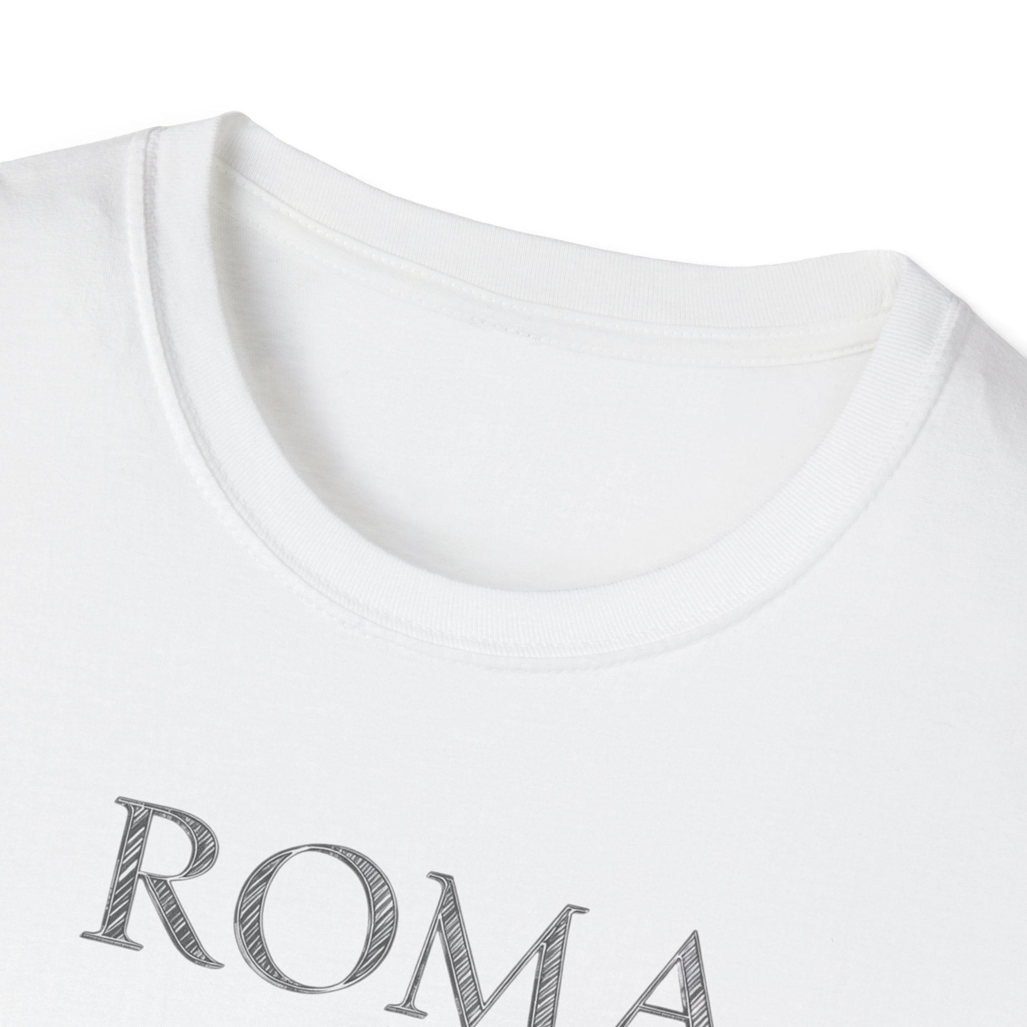 Roma skyline illustration T-Shirt | Colosseum Vatican Stencil