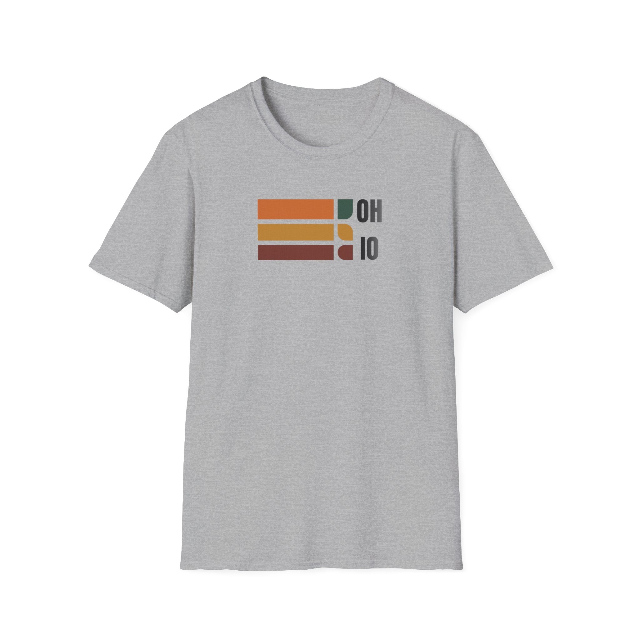 Ohio State Outline Stripes T-Shirt | Retro Buckeye Pride