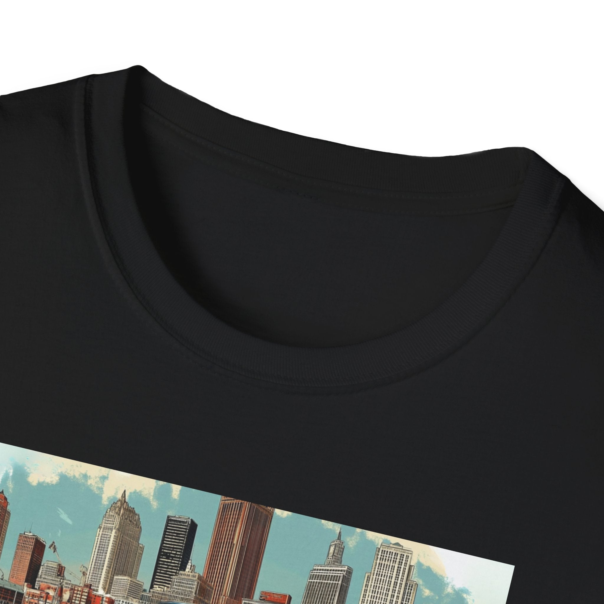 Detroit Classic Car Tee | Detroit skyline vintage graphic T-Shirt
