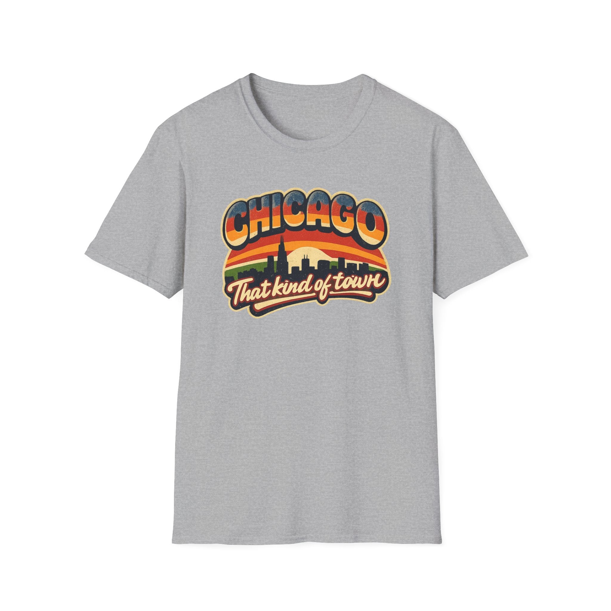Chicago Retro Skyline T-Shirt — "That Kind of Town" Vintage City Tee